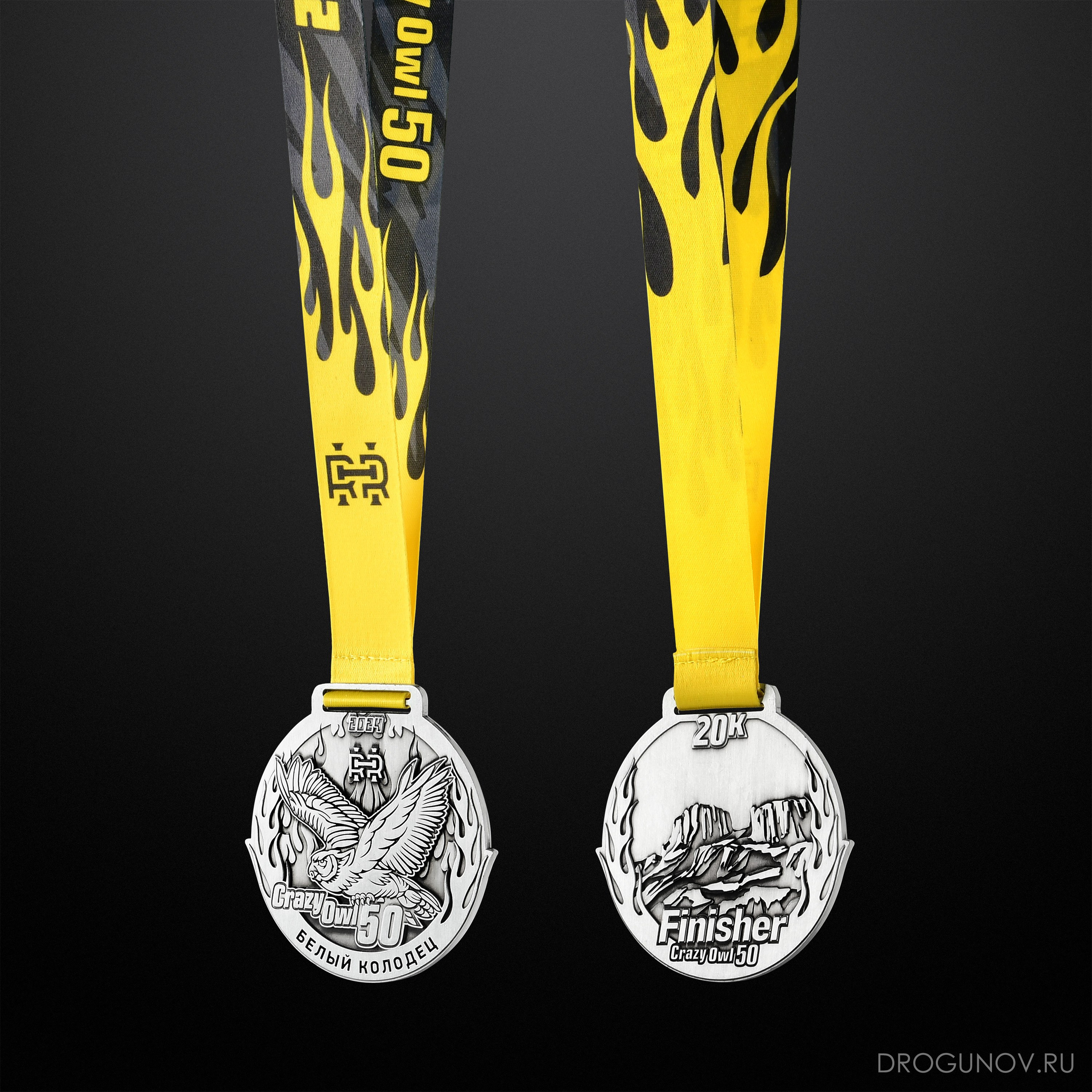 медаль финишера Crazy OWL 2024