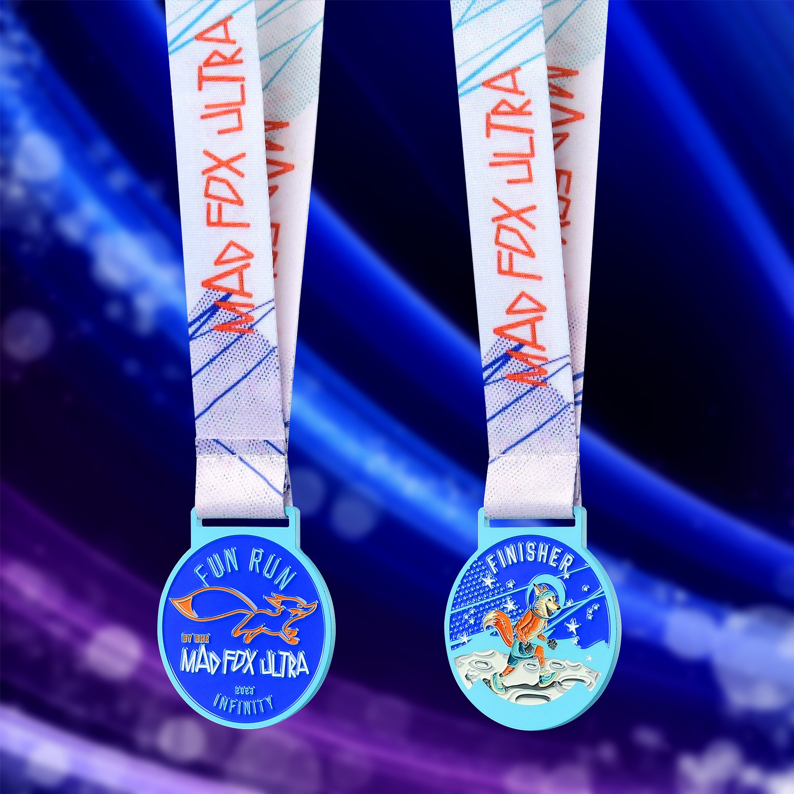 медаль финишера fun run kids mad fox ultra 2023