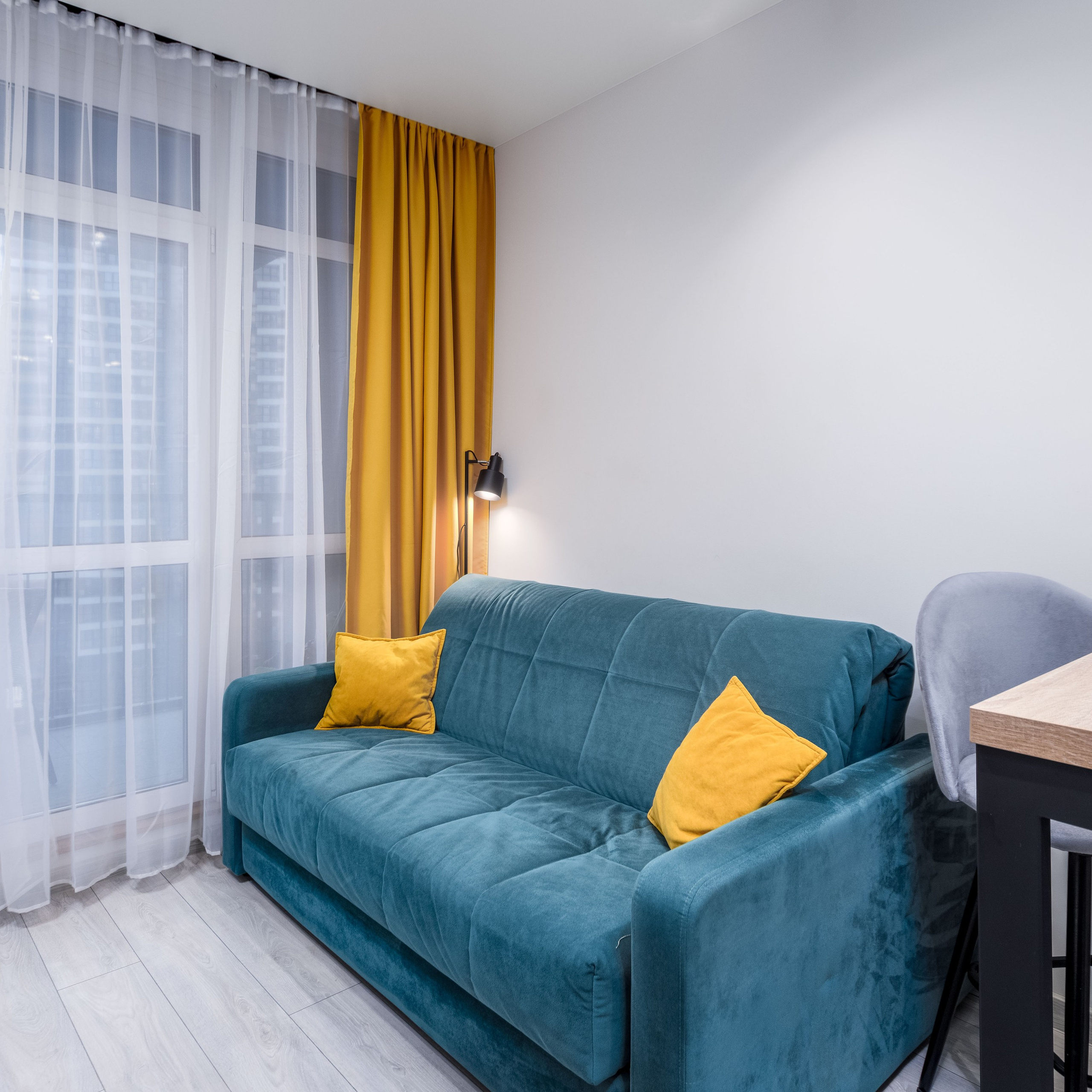 Интерьер однокомнатной квартиры под ремонт в Курасовщине