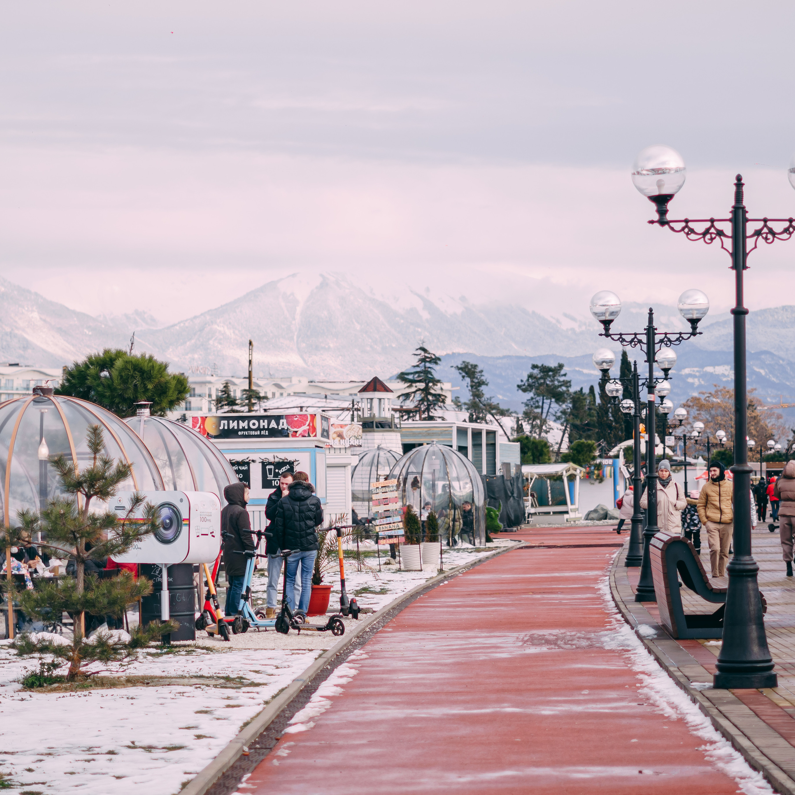 Зима в Сочи