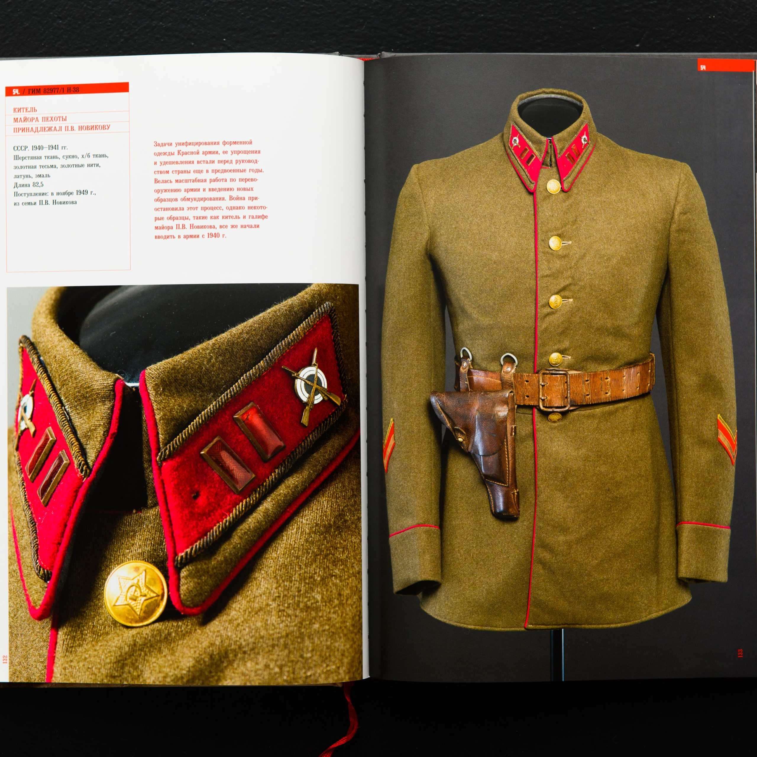 Фотосъемка обмундирования Красной армии коллекции Исторического Музея в Москве. Предметный Интерьерный фотограф в Москве Сапожников Георгий