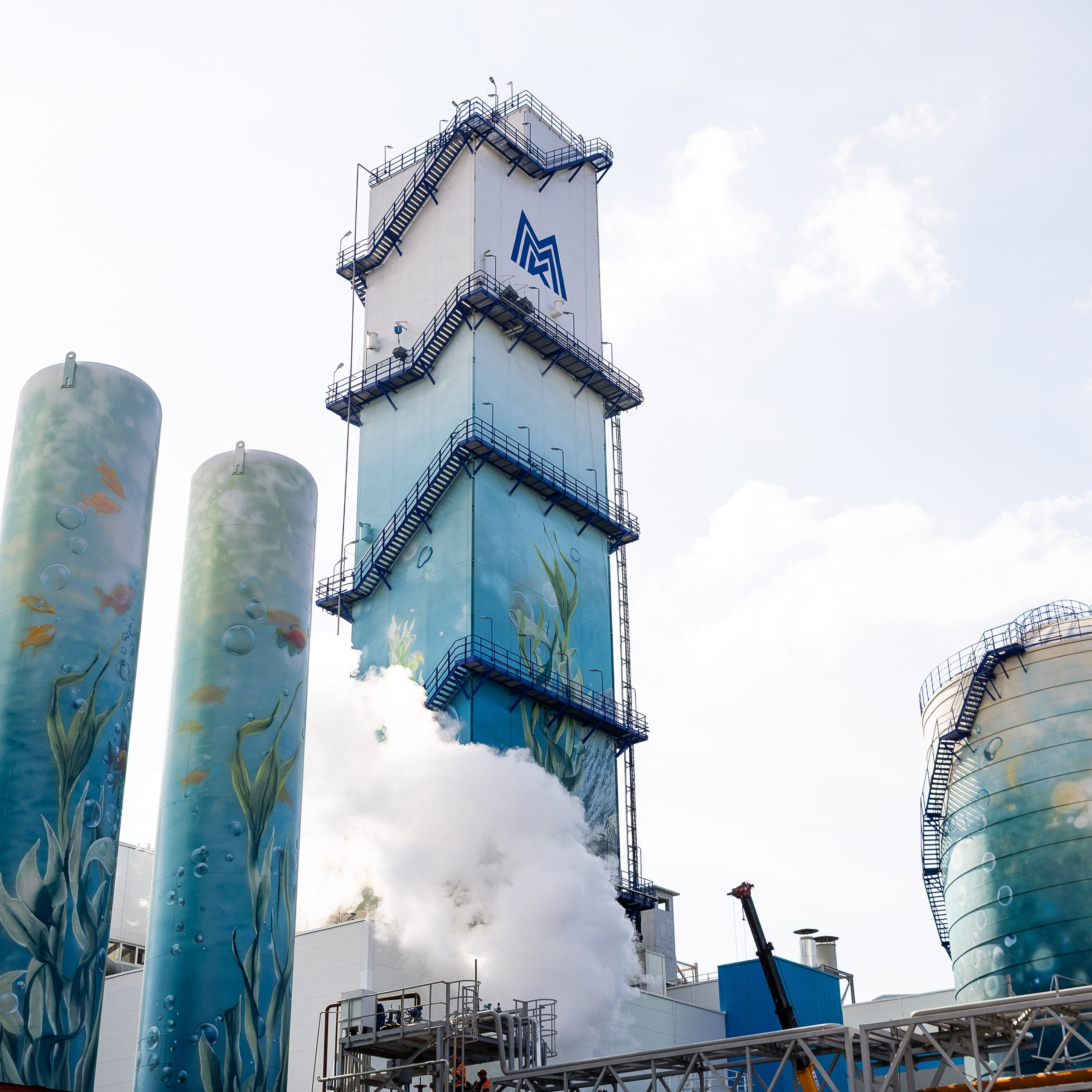 Съемка росписи на ММК