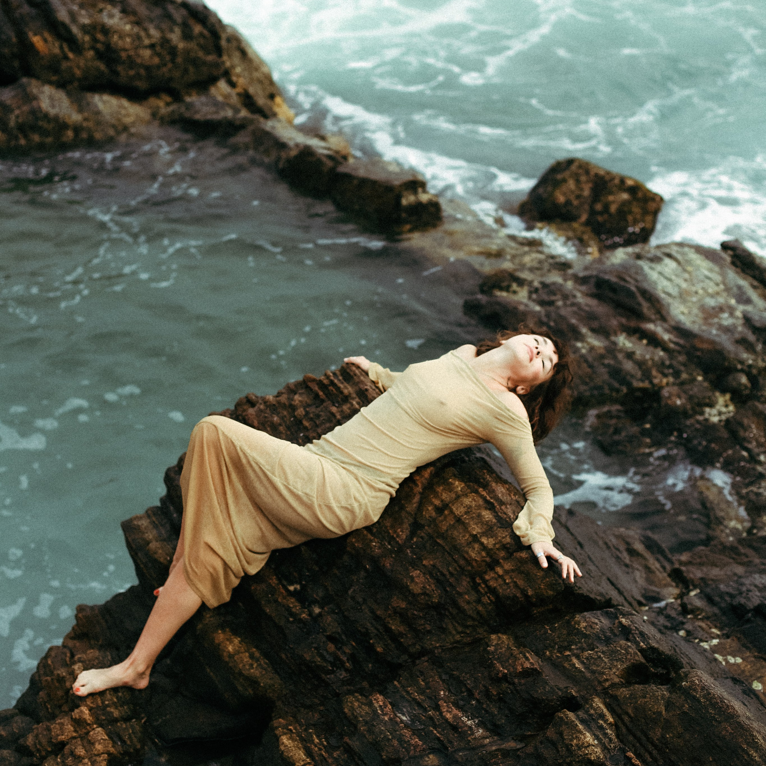 Ольга на пляже коконат