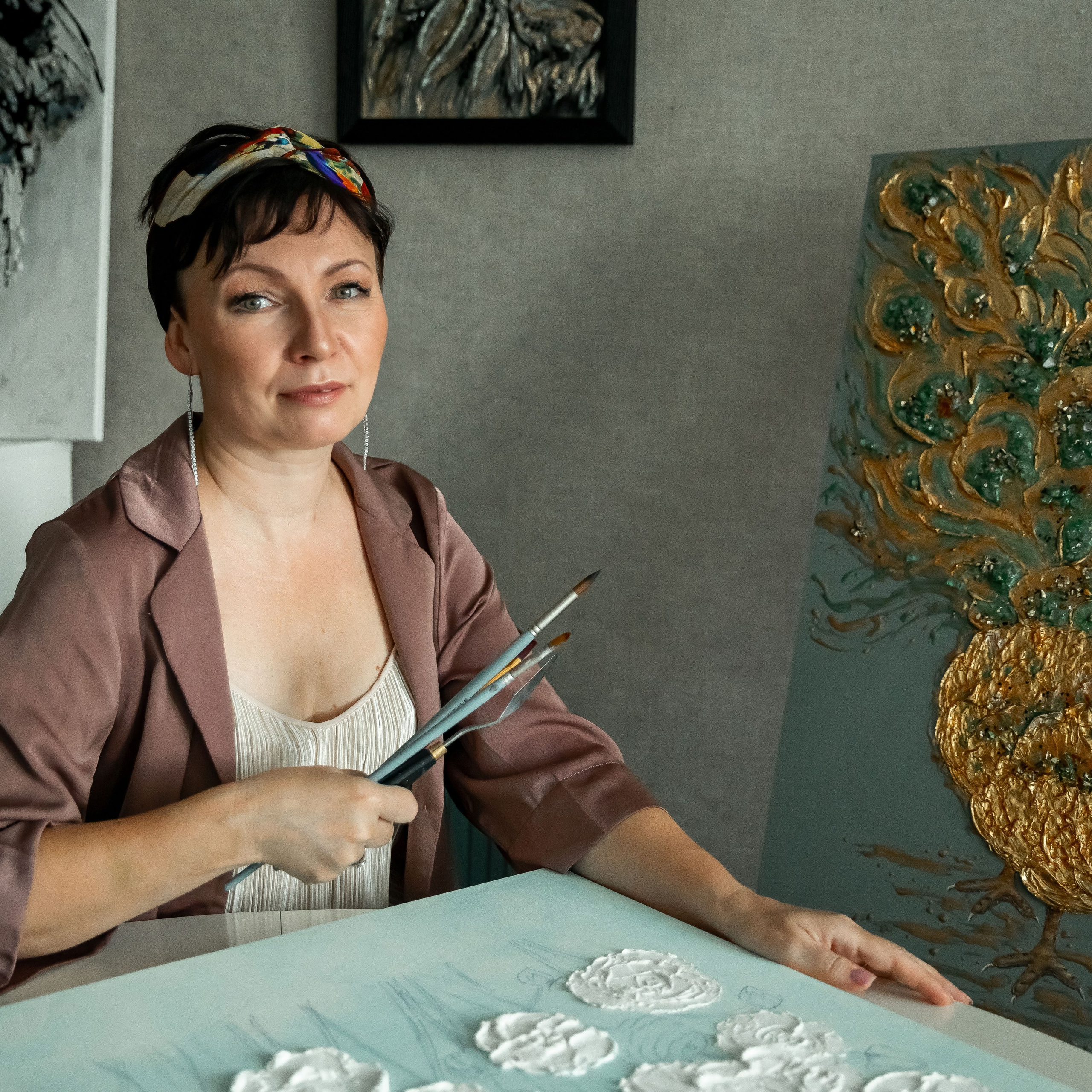 Фотосессия для художницы