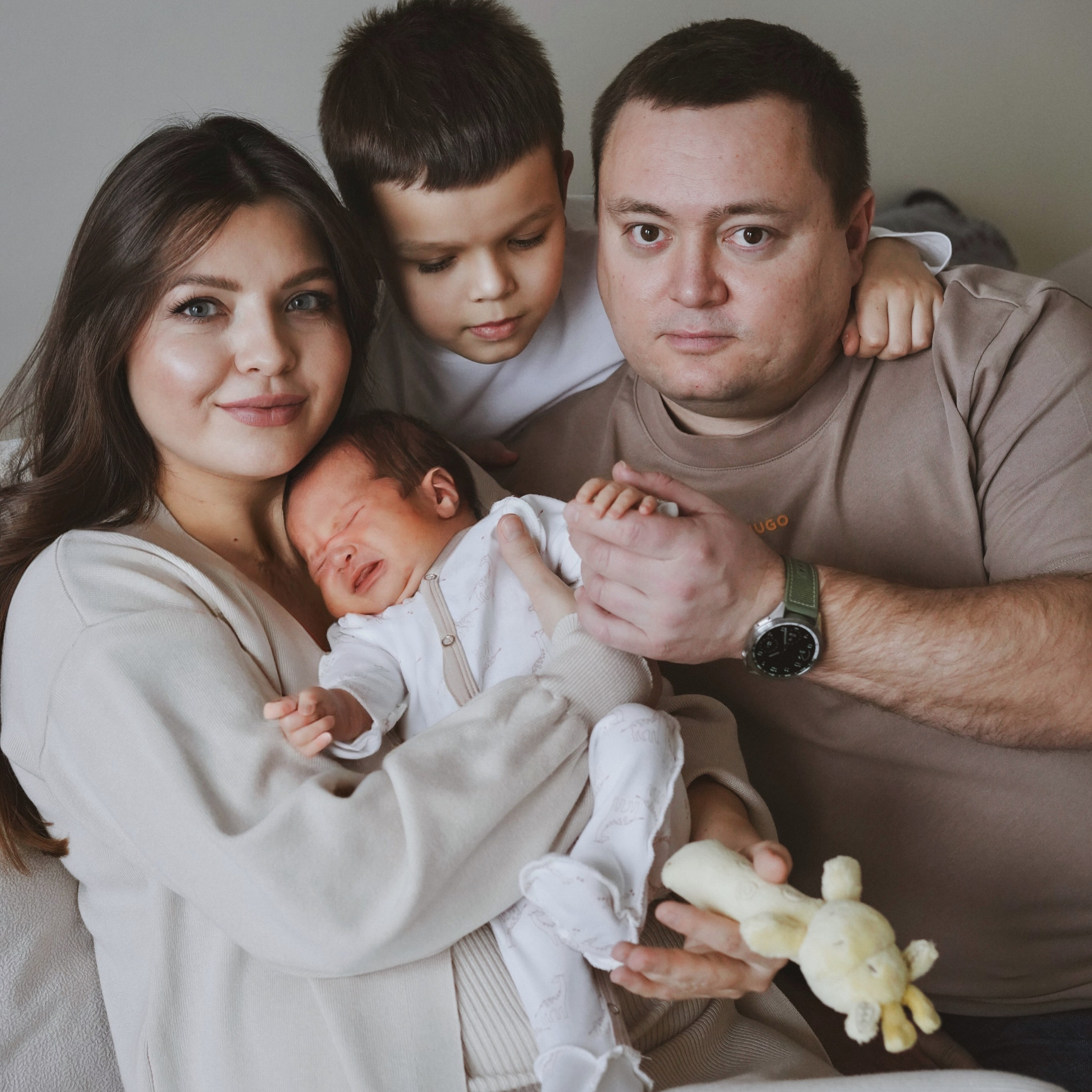 Владимир, Екатерина, Давид и Адам