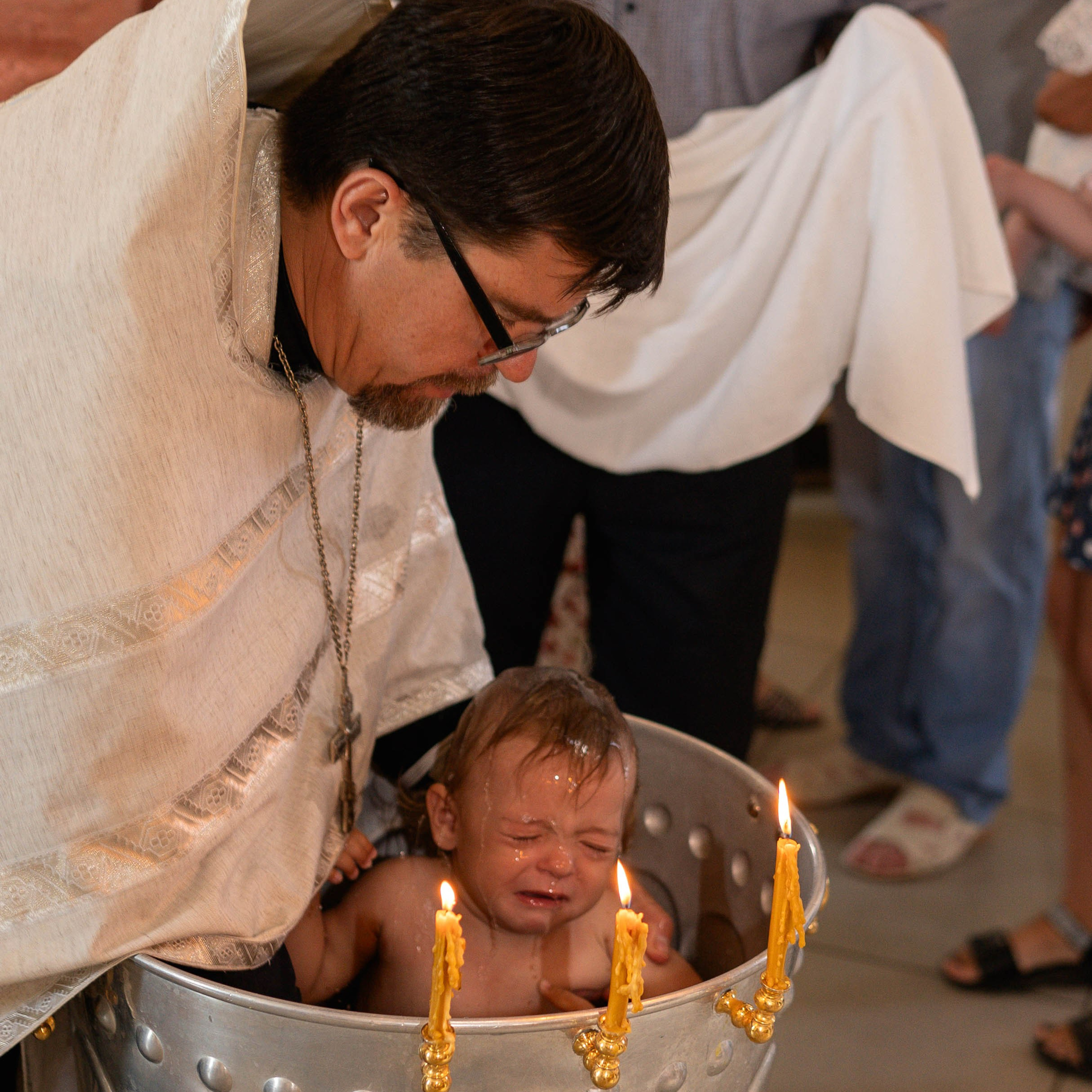 Таинство крещения Сережи