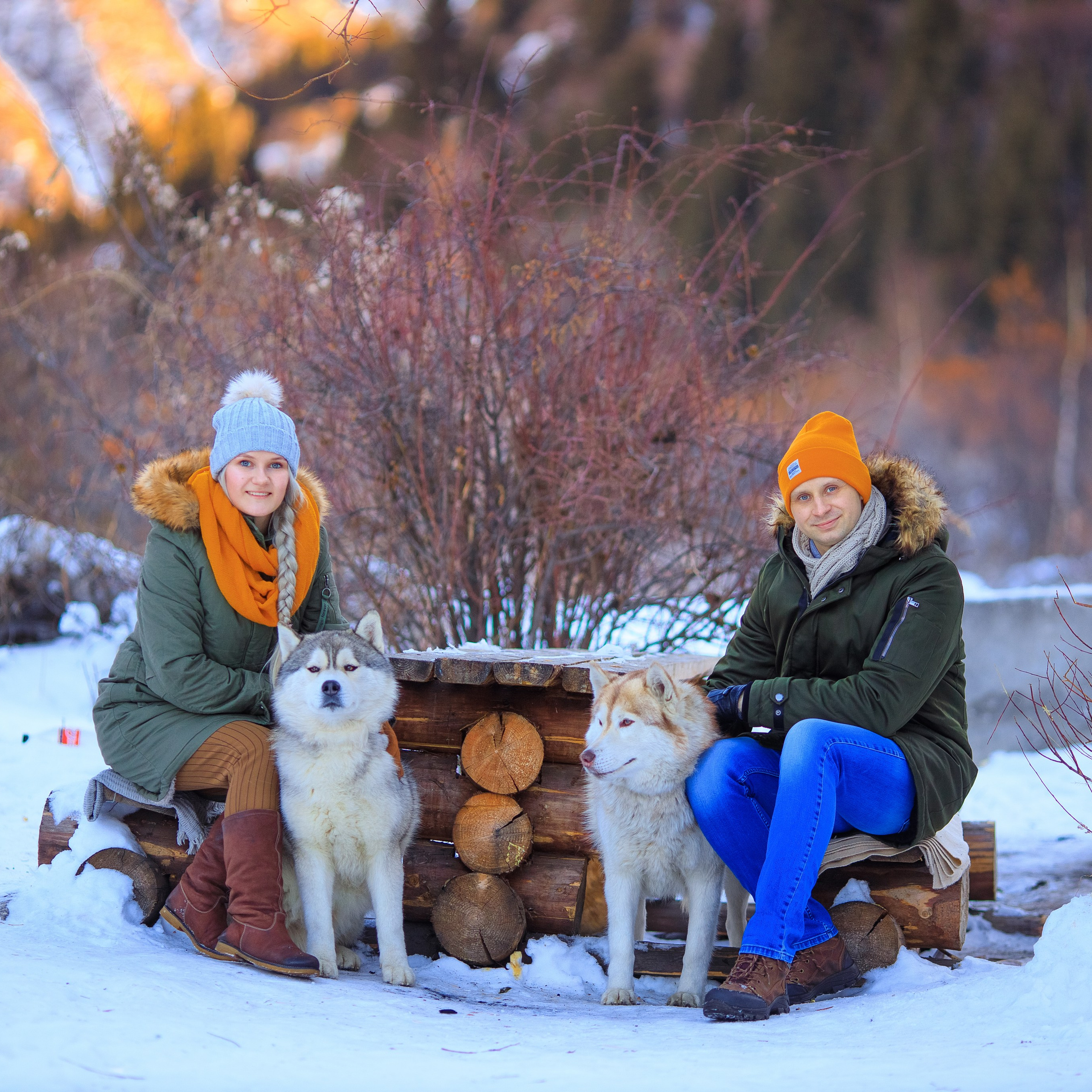 Дмитрий и Ксения зима