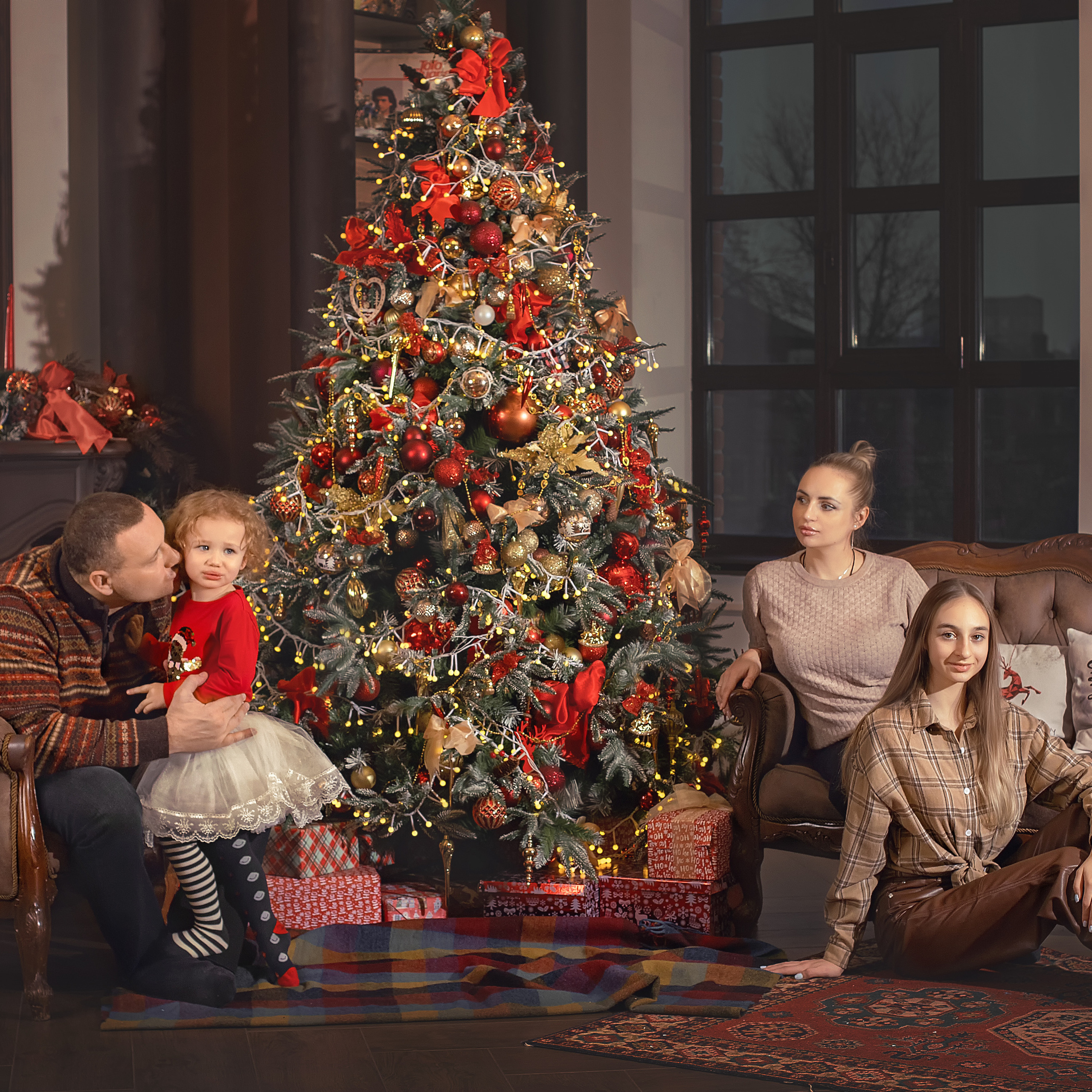 Новогодние семейные