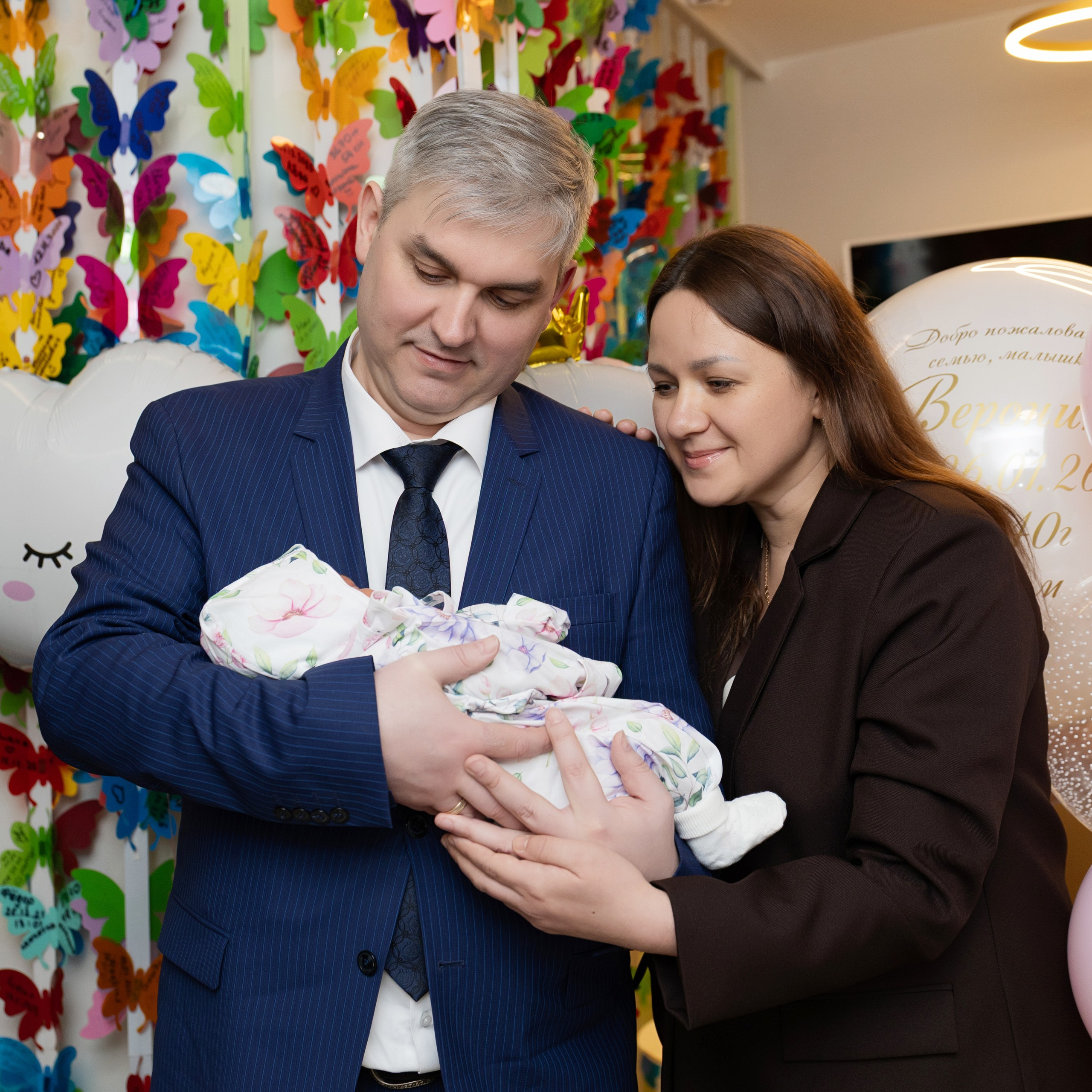 Фотосъемка выписки из роддома Скандинавии