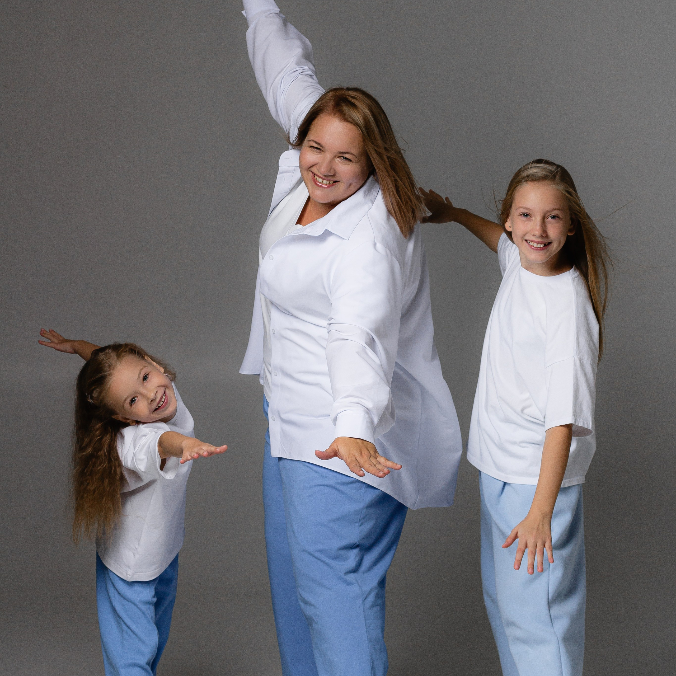 Наталья и дочки