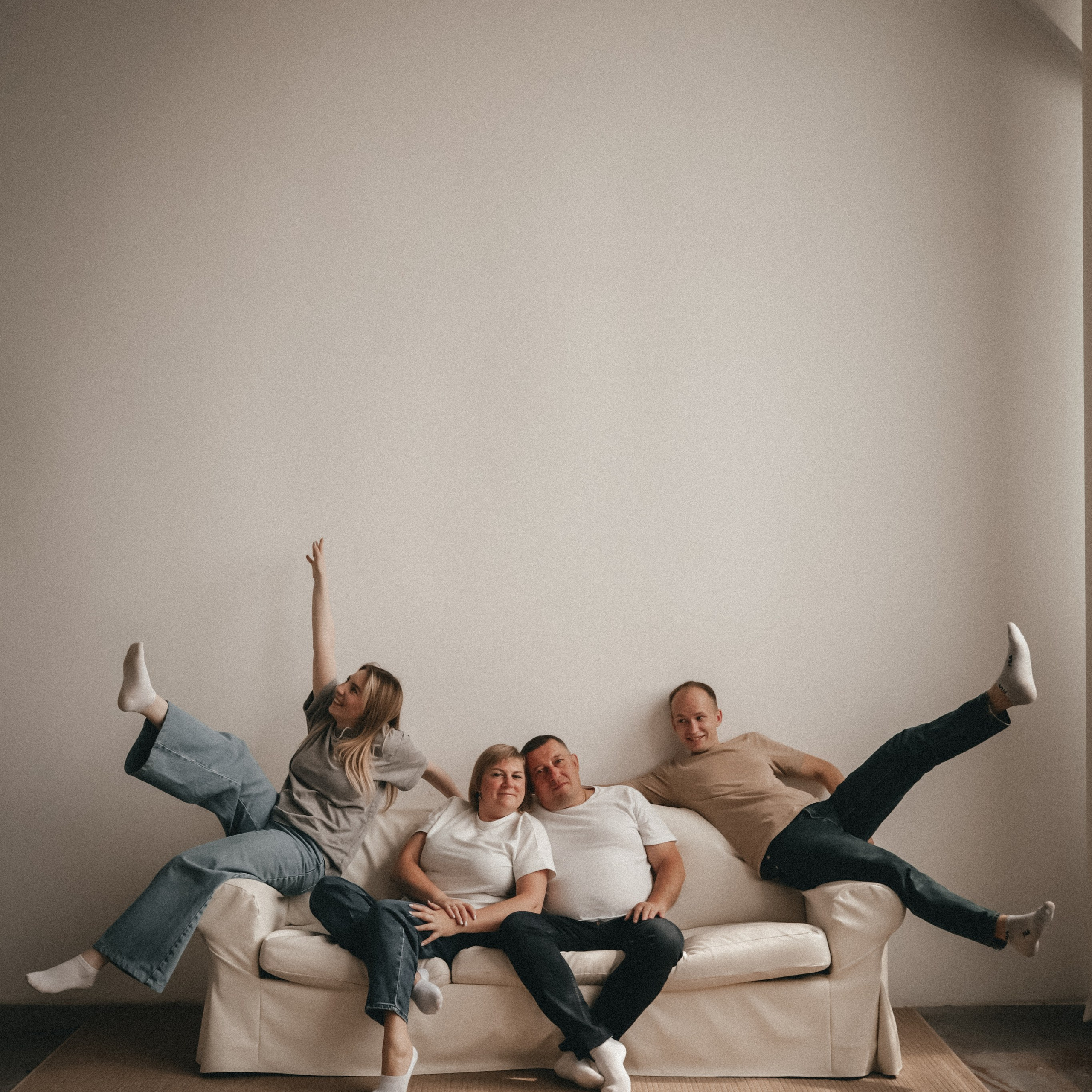 Лена, Никита, Наталья и Владимир