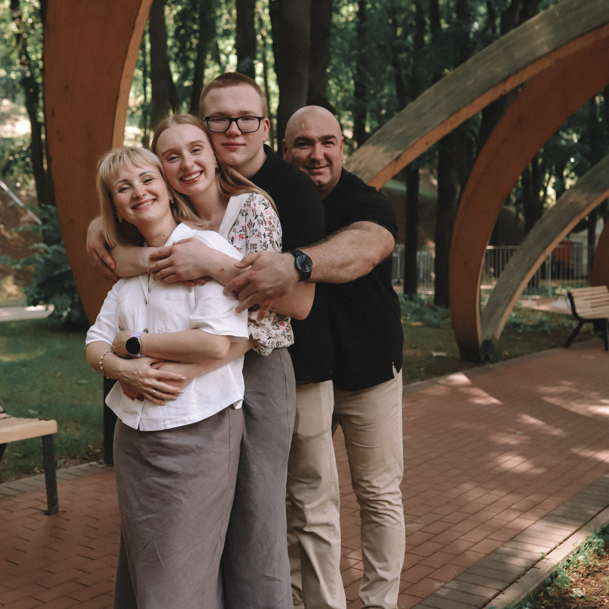 Лиза, Матвей, Юлия и Николай