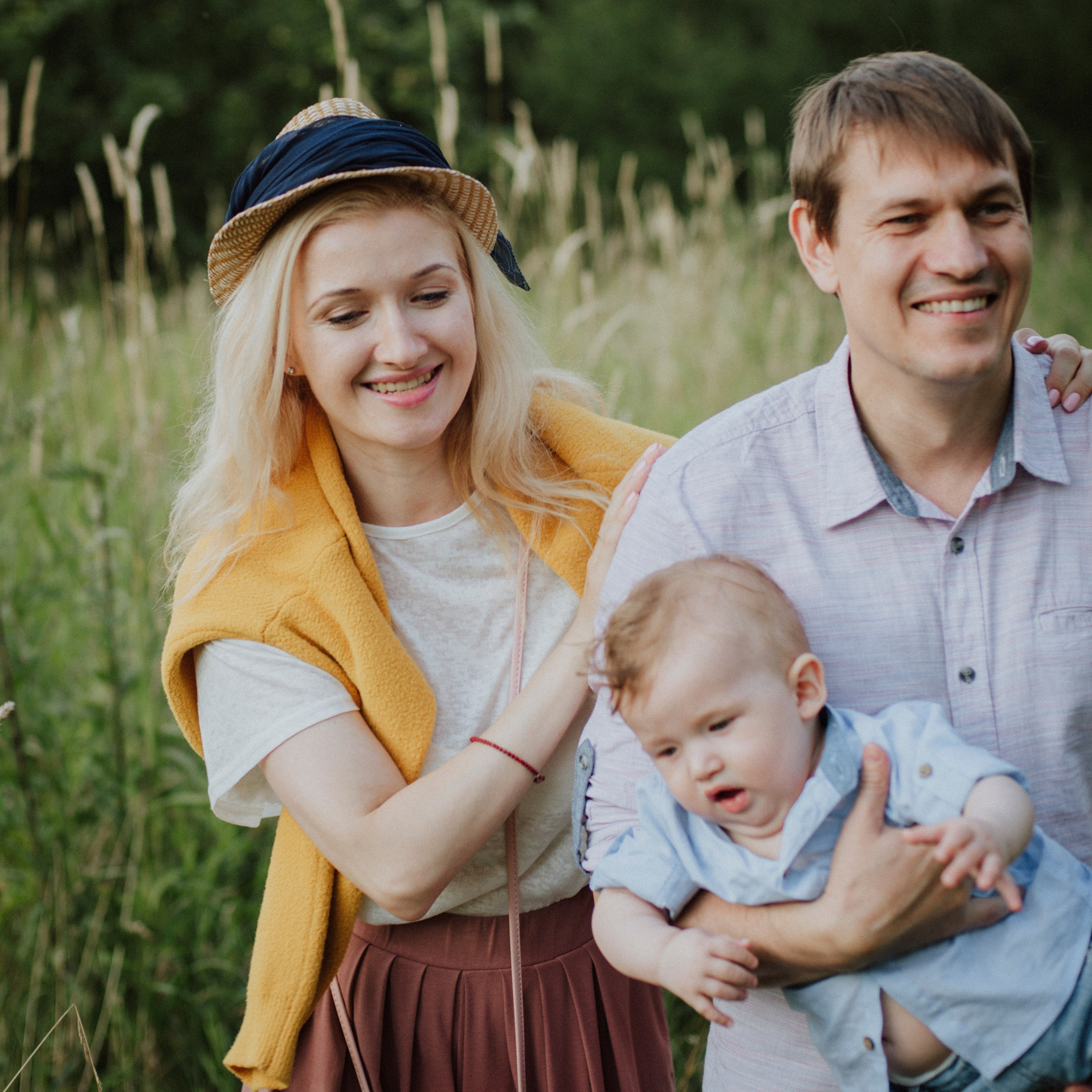 На природе