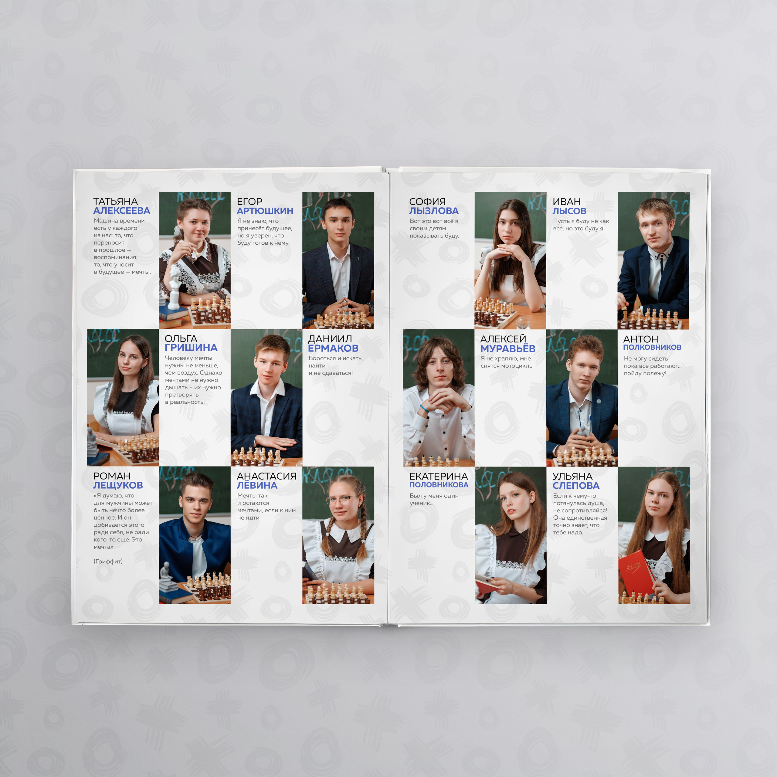 Дизайн альбома Цитатник. Фотограф Москва Рязань Ермишь Никита Сочейкин