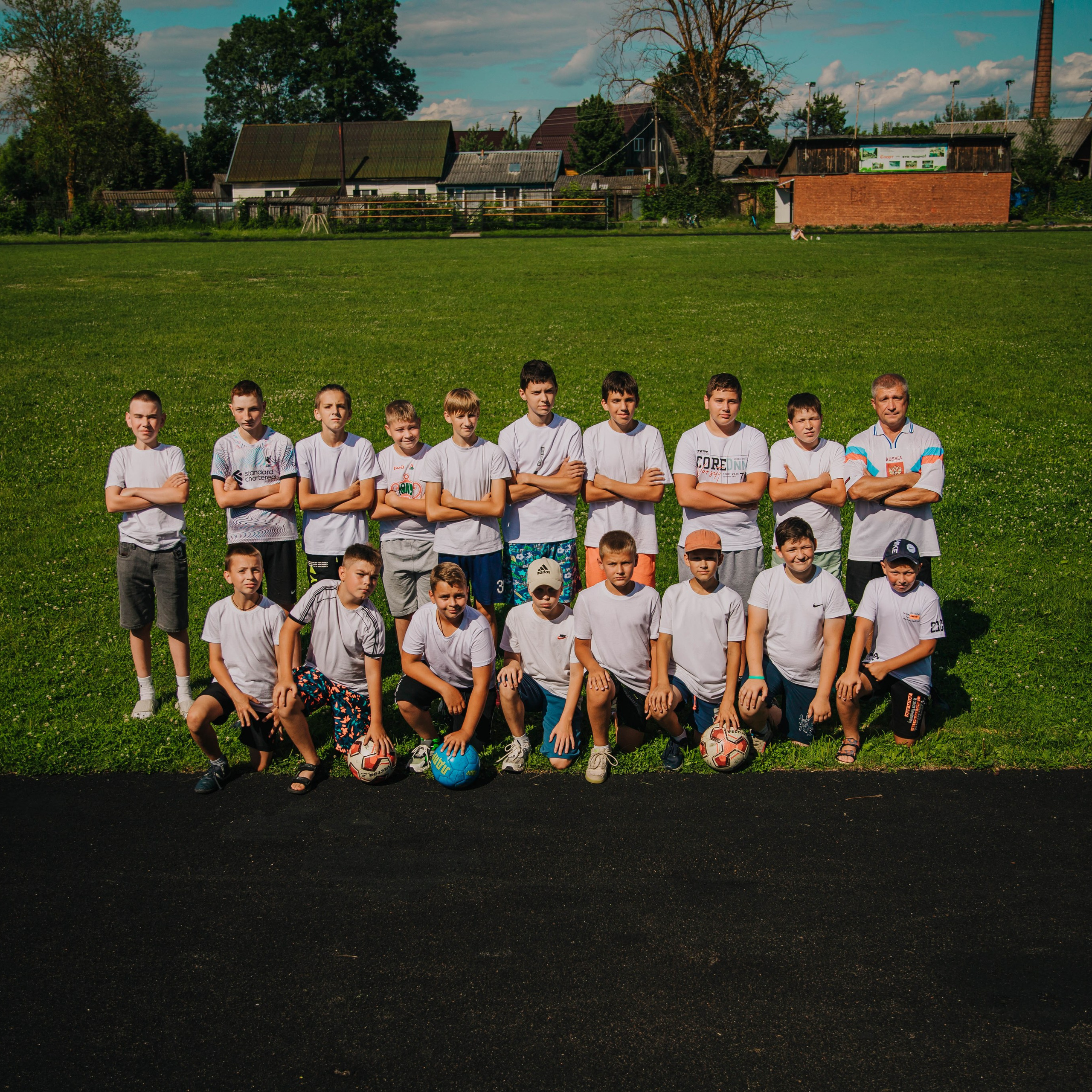 Фотосессия футбольной команды Медведи