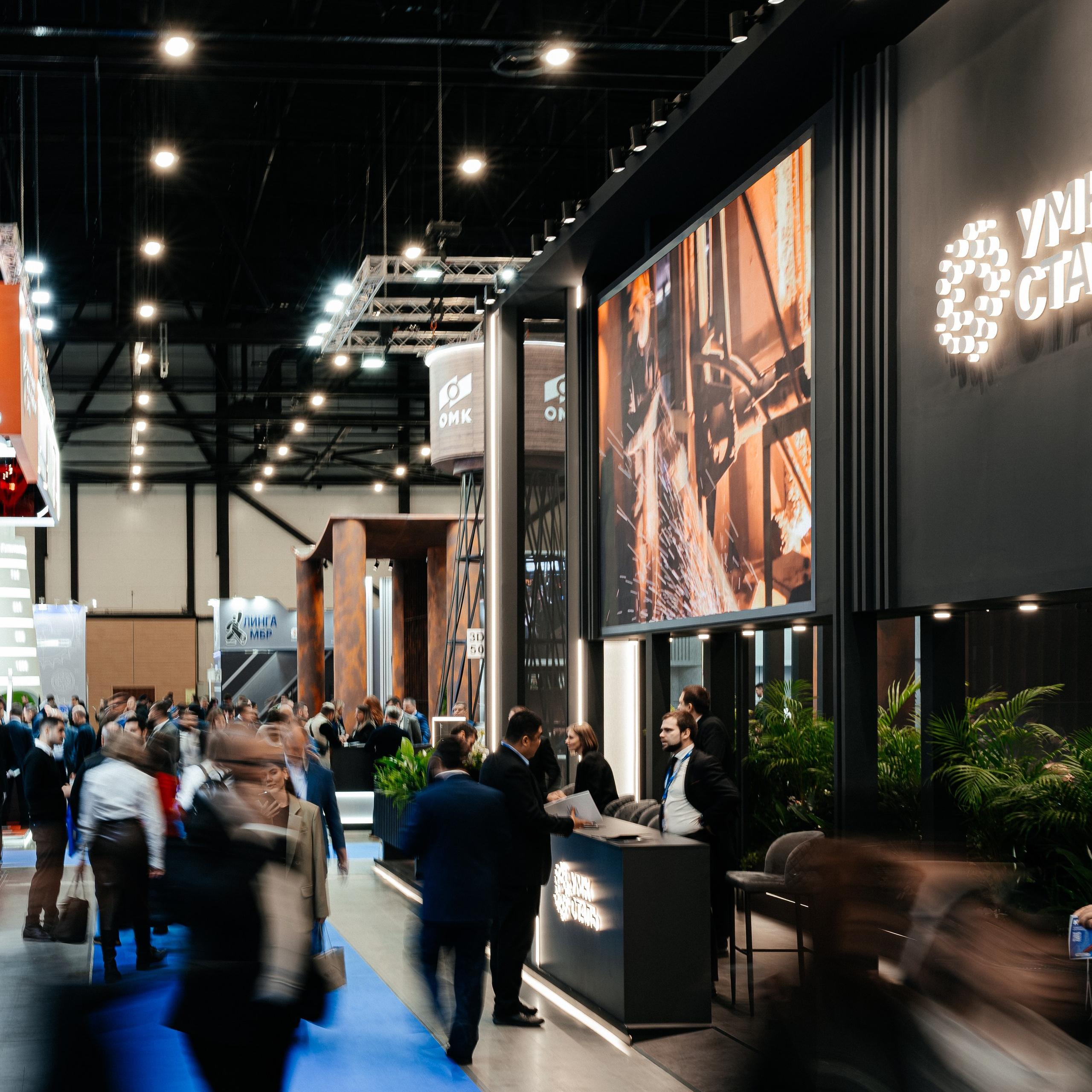 Съемка стенда