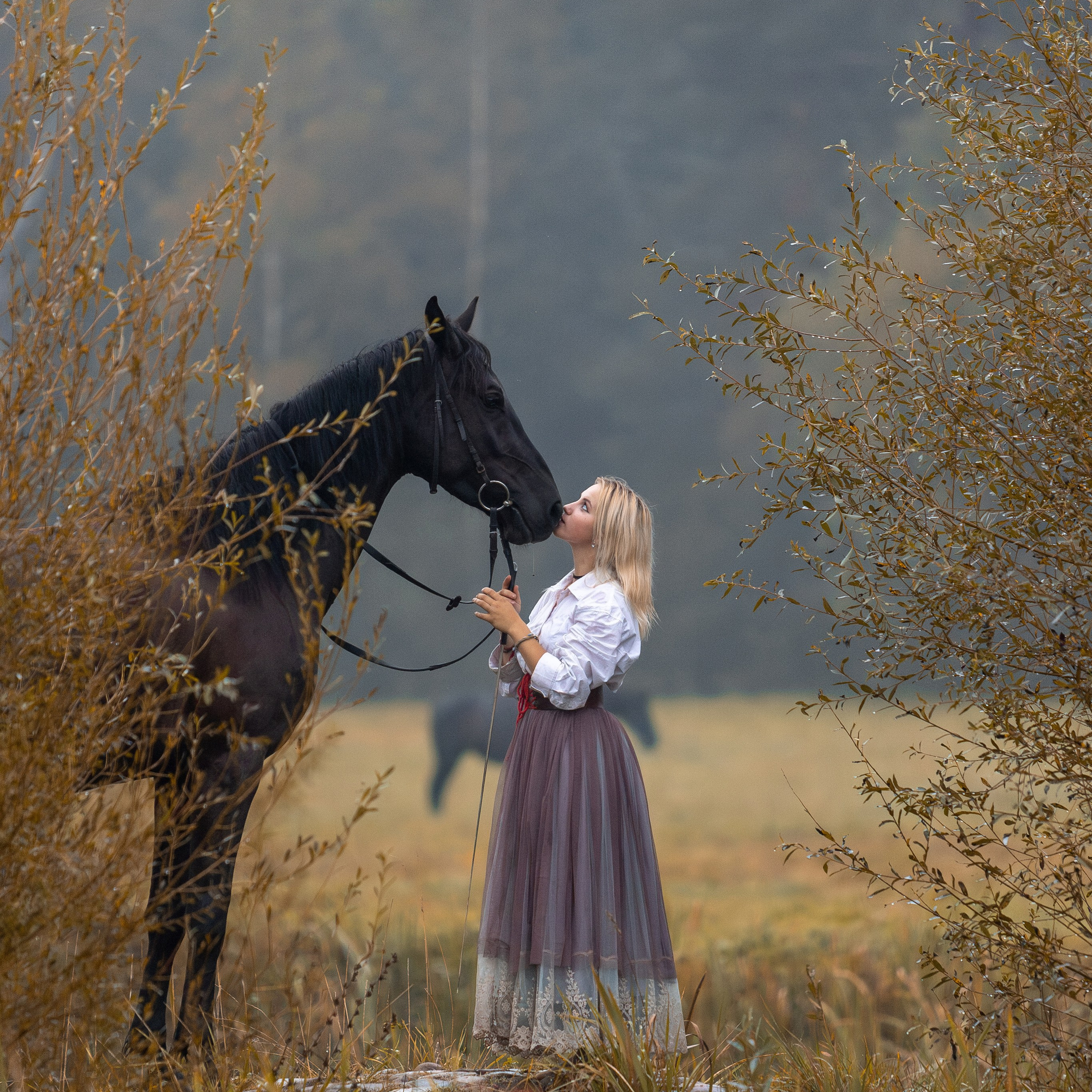 Аня с Касей