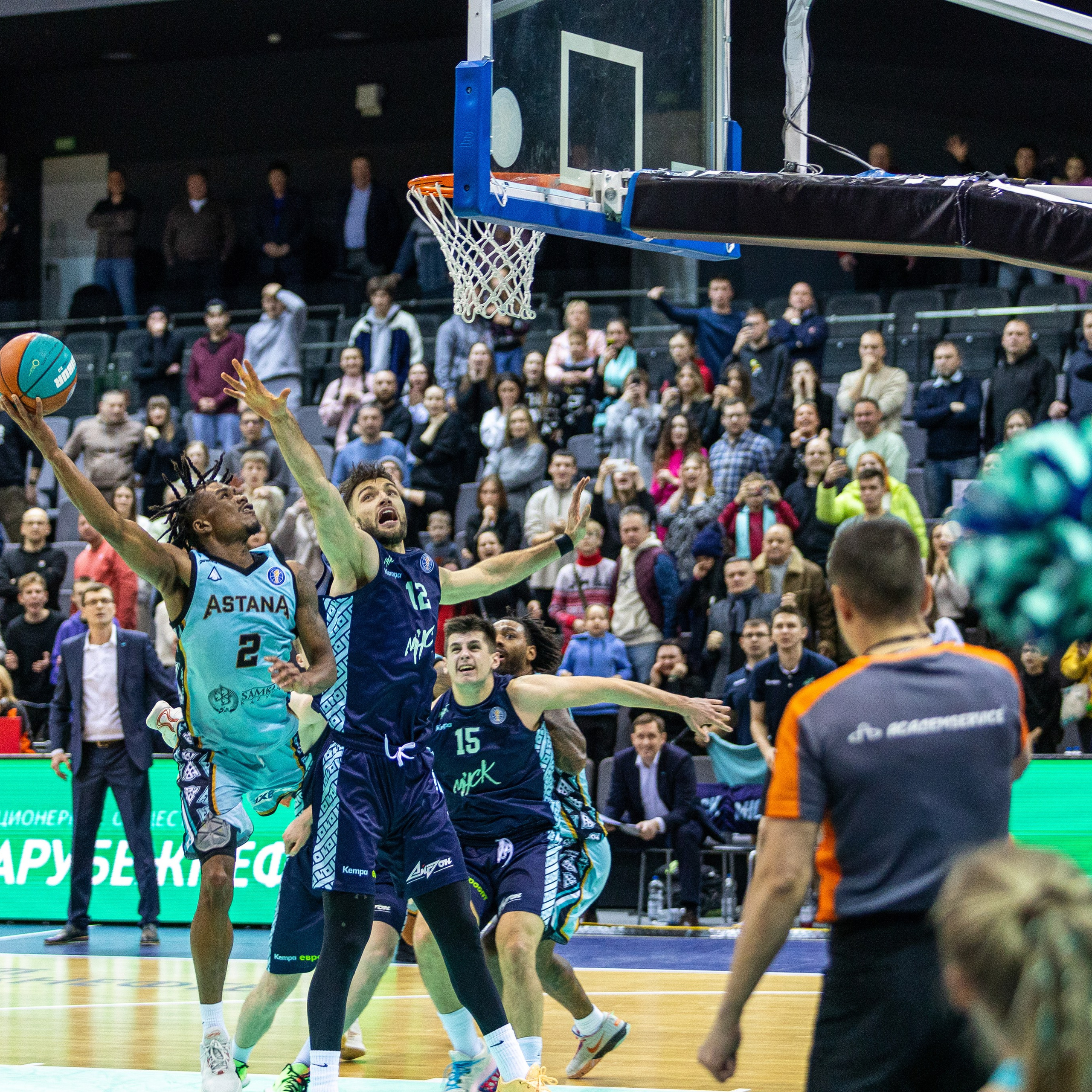 Баскетбол. Лучшие кадры. Минск — Астана 07.12.2023