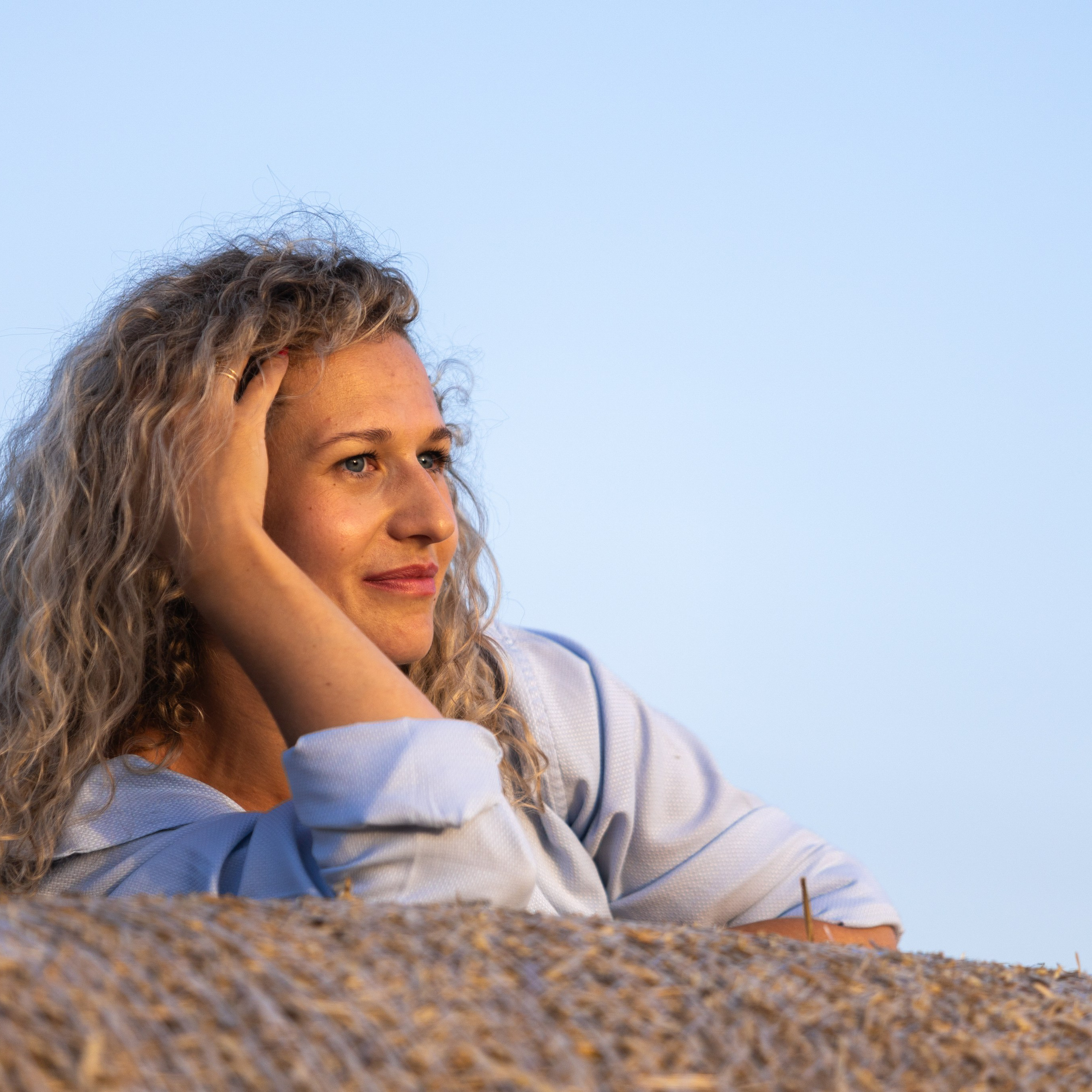 Фотосъемка в поле с Кристиной