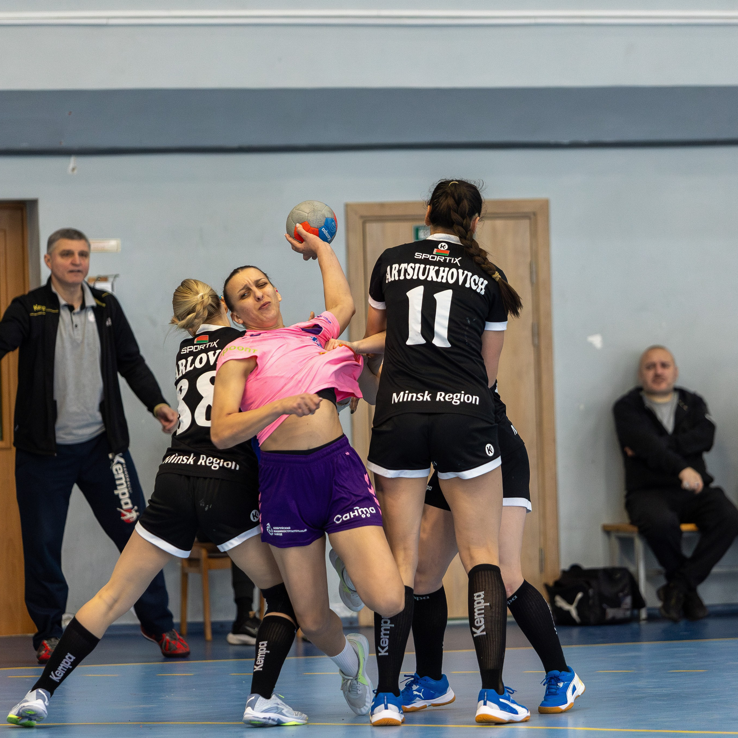 Женский гандбол. Лучшие кадры. БНТУ — Березина 09.12.2023