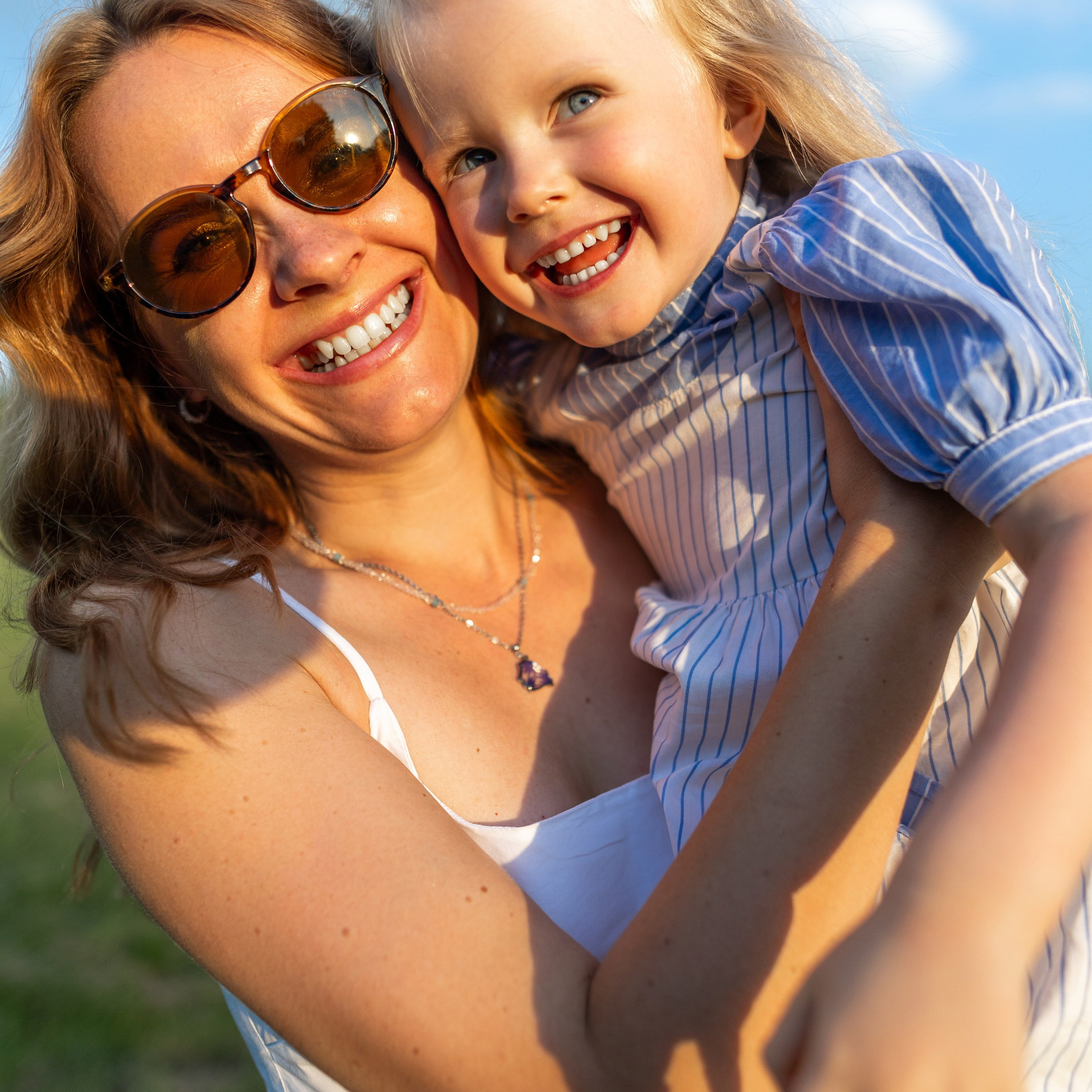 Стеша с мамой