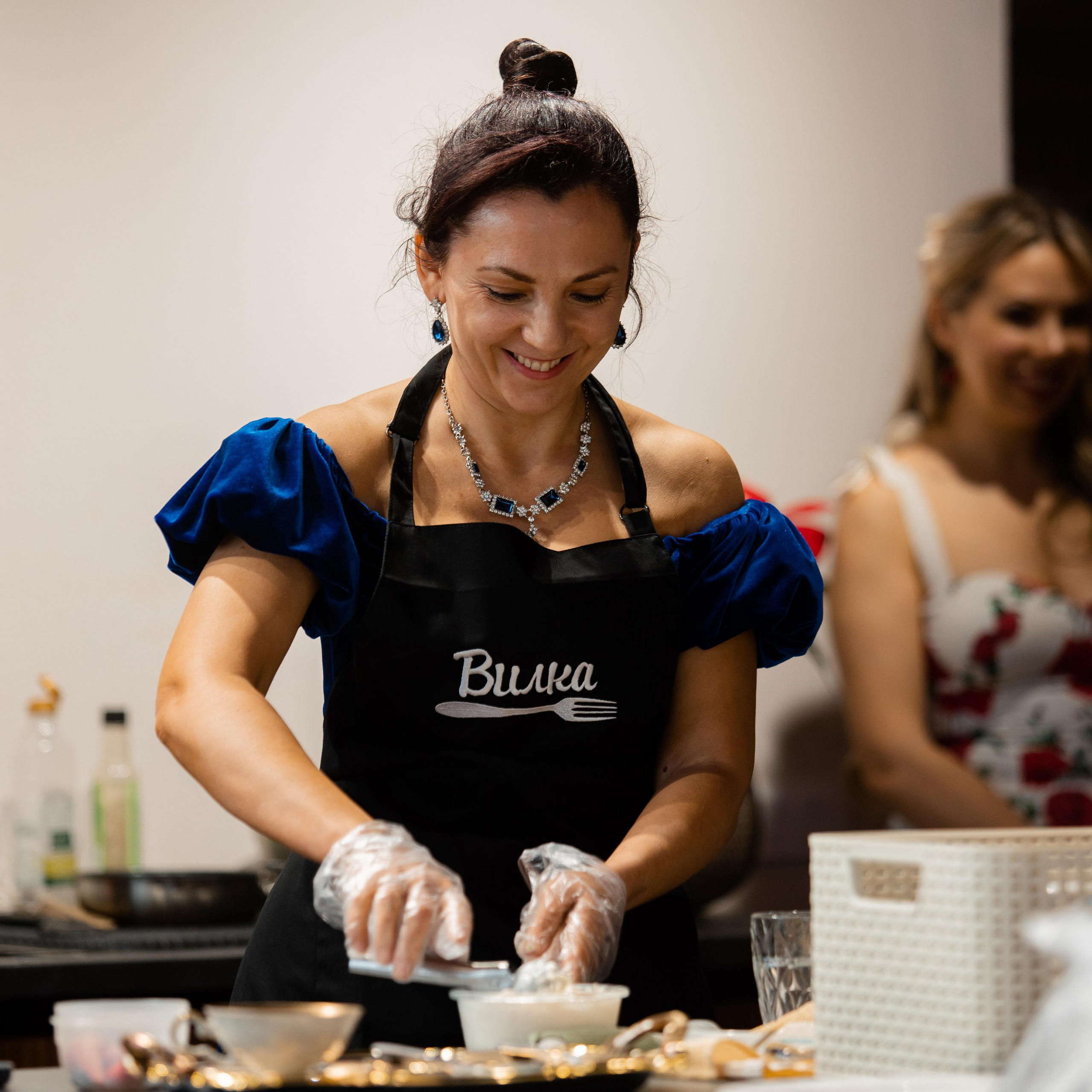 Фотография с кулинарного этапа конкурса "миссис Петергоф. Завтрак в Петергофе. 