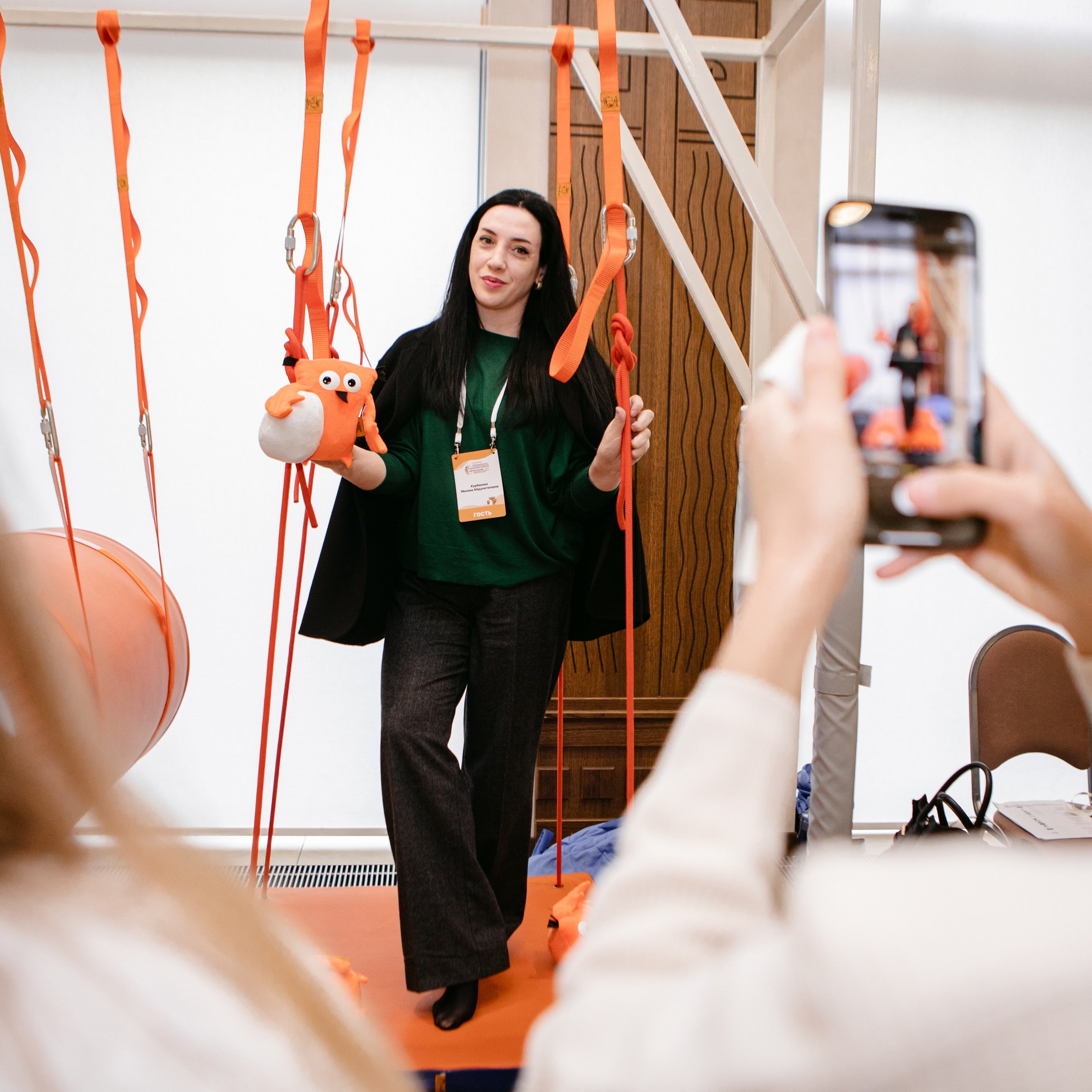 Фото с конференции по сенсомоторной интеграции. Организатор "Сова нянька". 