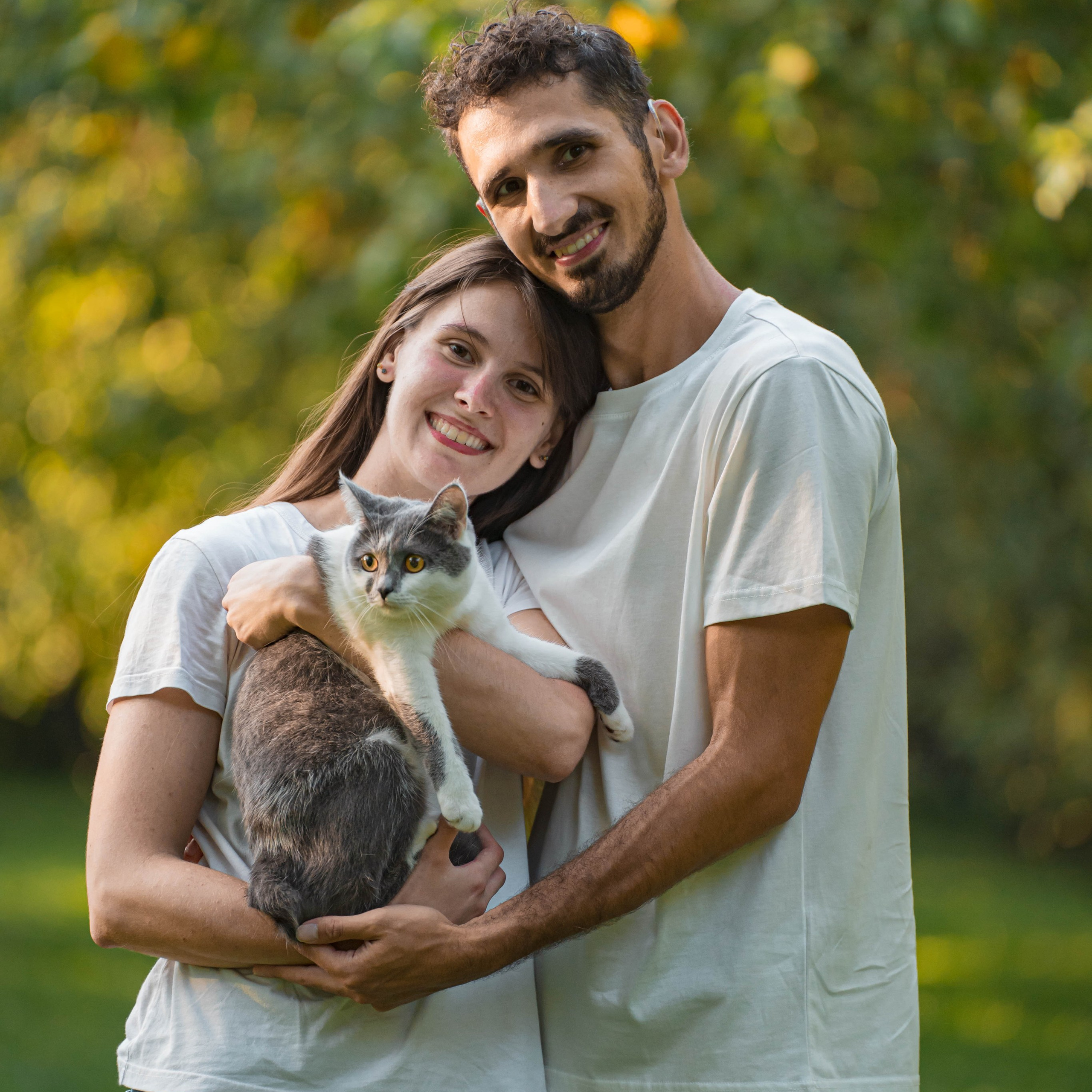 Маргарита, Михаил и кошка Лилу