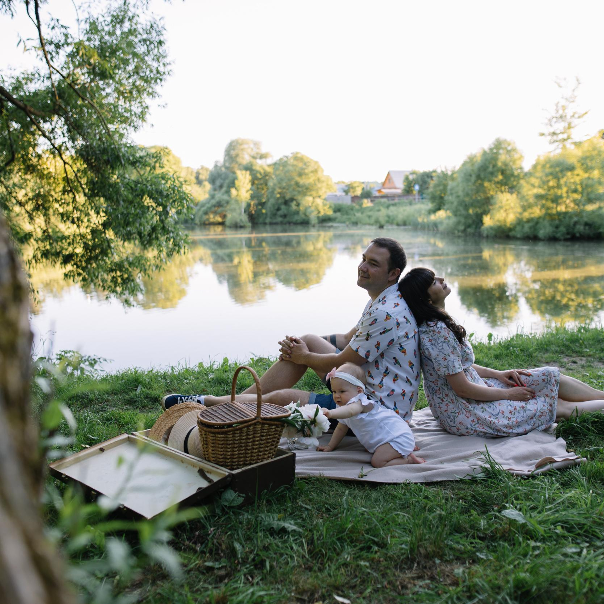 Вечер на берегу…