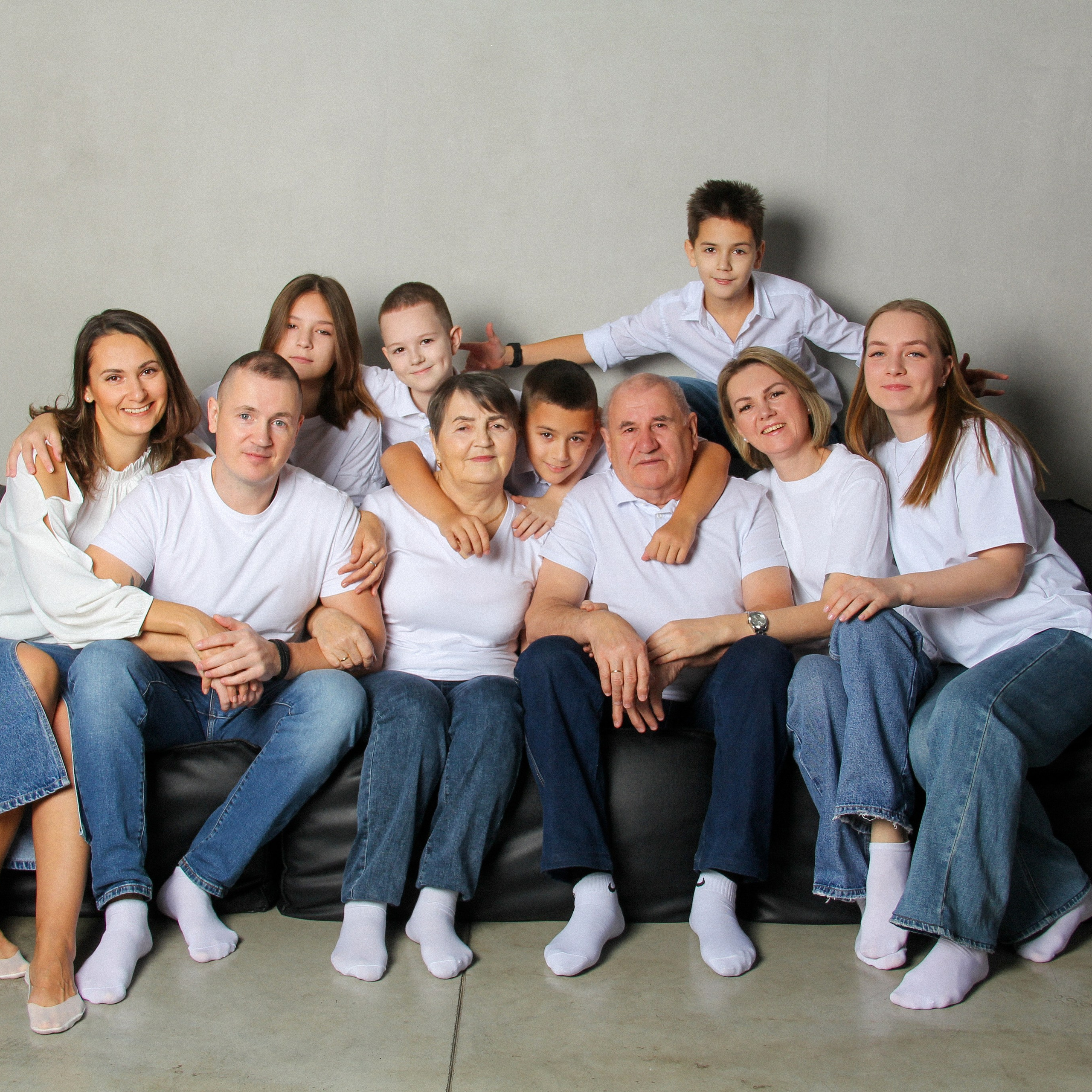 Большая семейная съемка