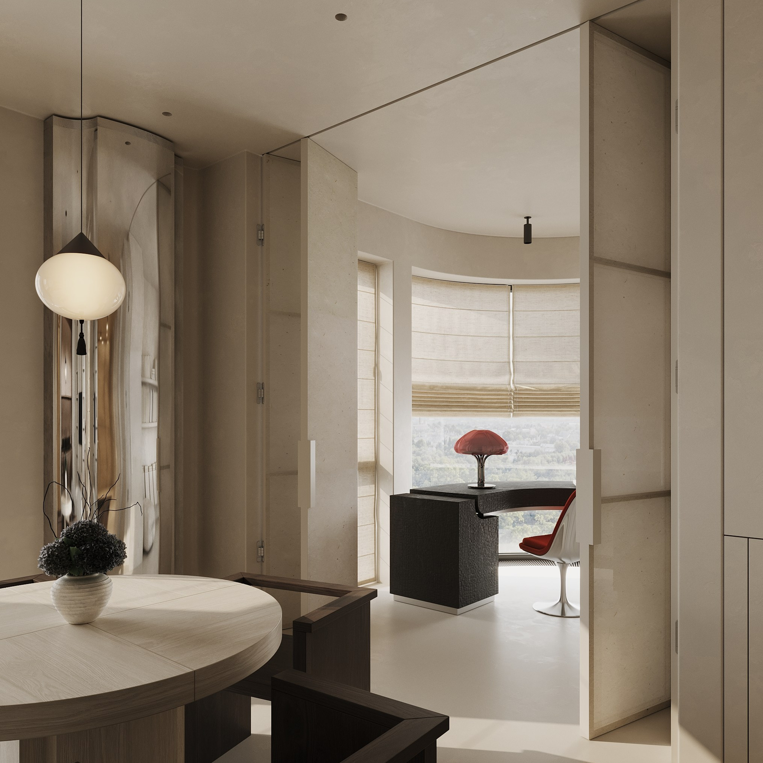 Casa Japandi. Ans.render. Студия архитектурной визуализации