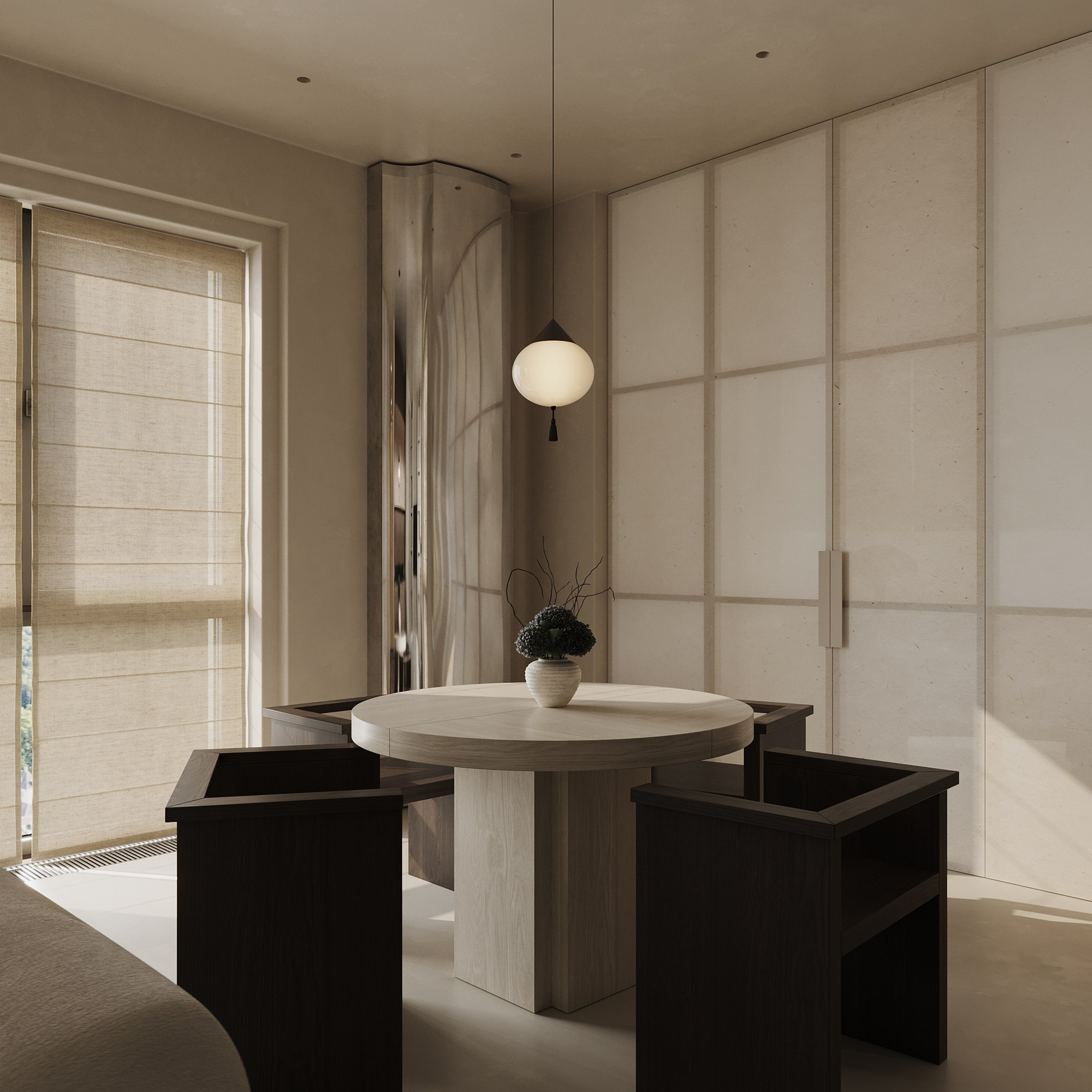 Casa Japandi. Ans.render. Студия архитектурной визуализации