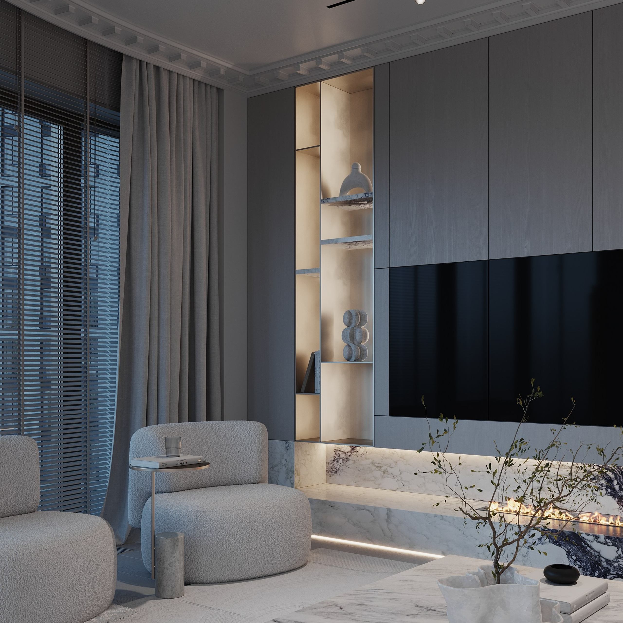 Садовые кварталы QR. Ans.render. Студия архитектурной визуализации