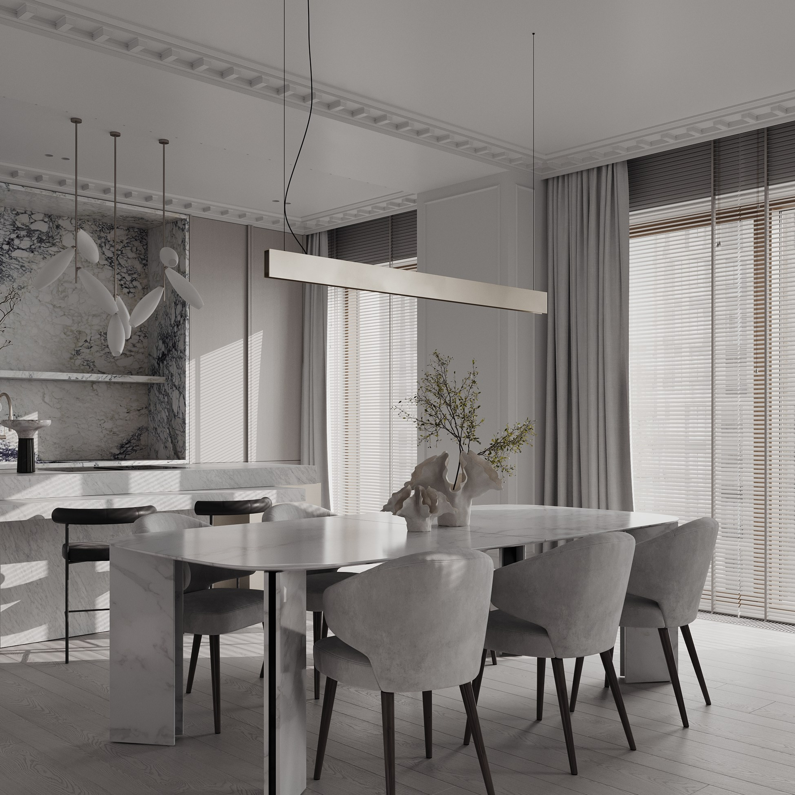 Садовые кварталы QR. Ans.render. Студия архитектурной визуализации