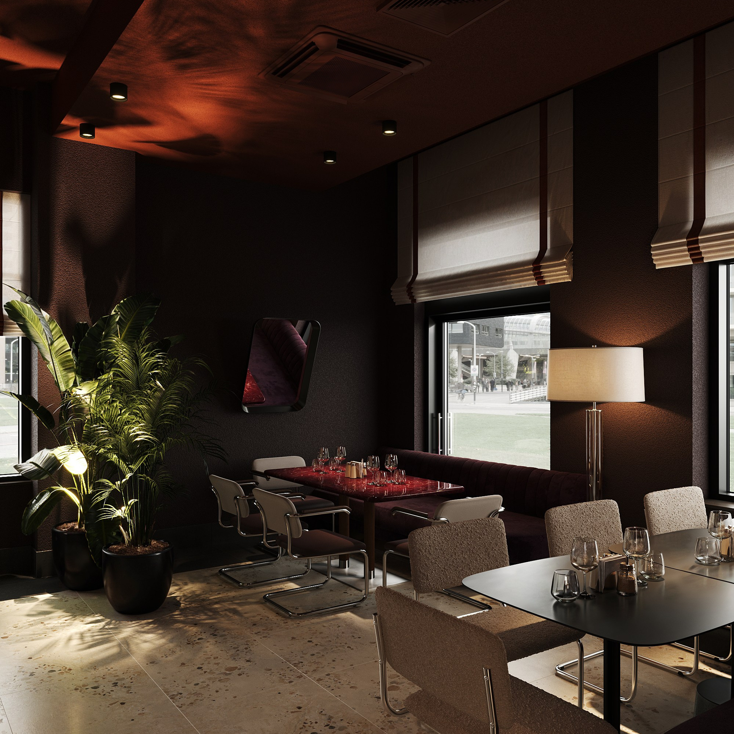 Ресторан Качуко. Ans.render. Студия архитектурной визуализации