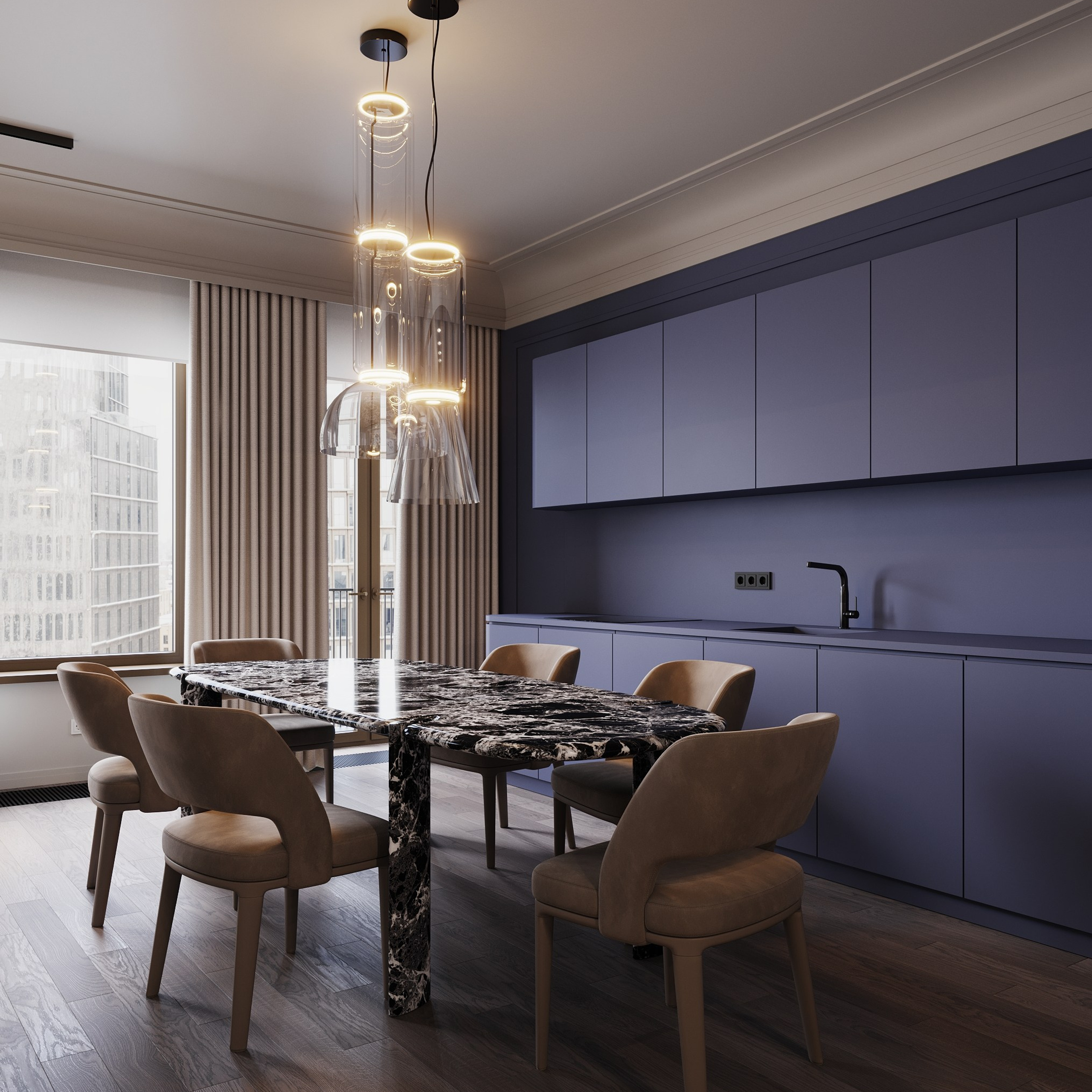 Звенигородская. Ans.render. Студия архитектурной визуализации