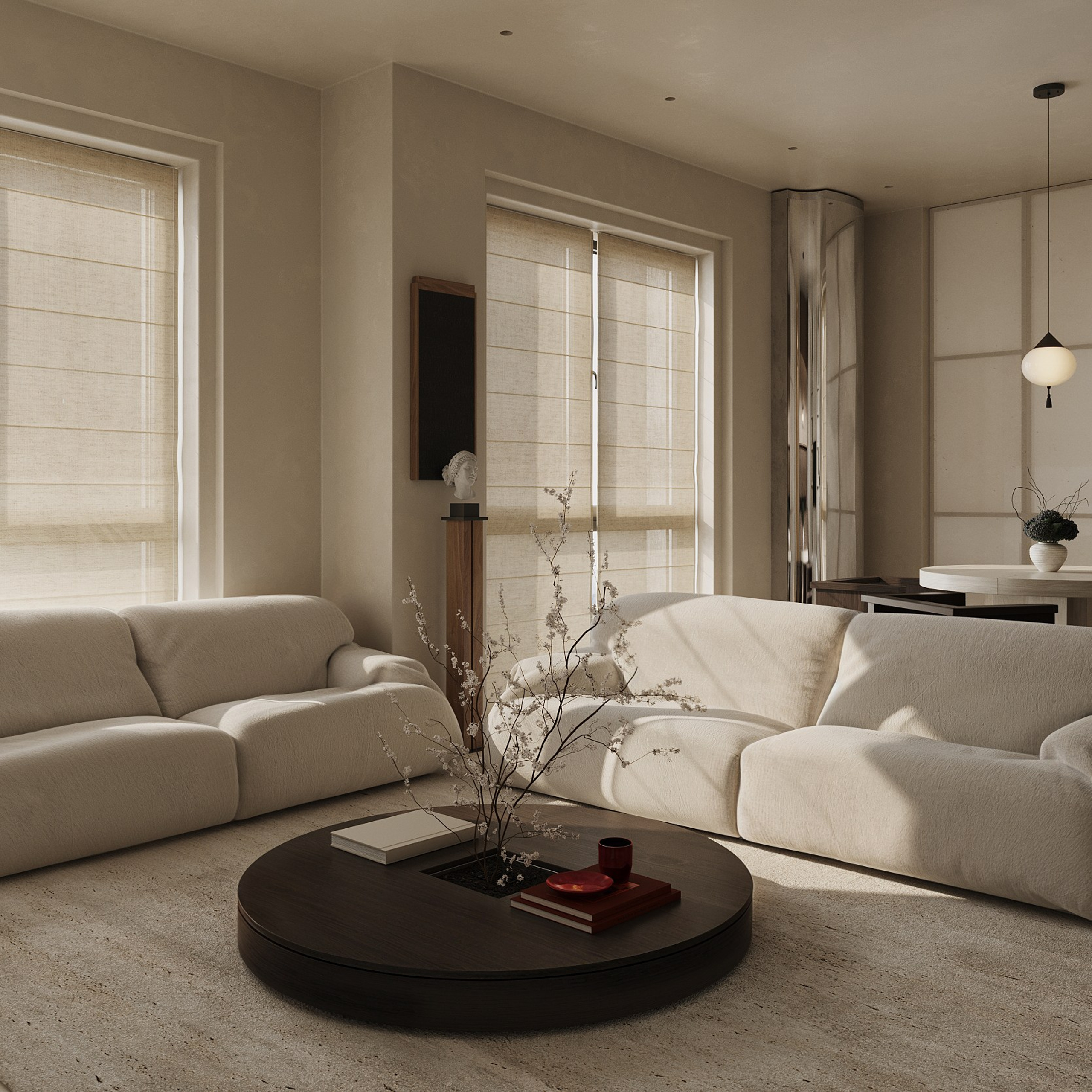 Casa Japandi. Ans.render. Студия архитектурной визуализации