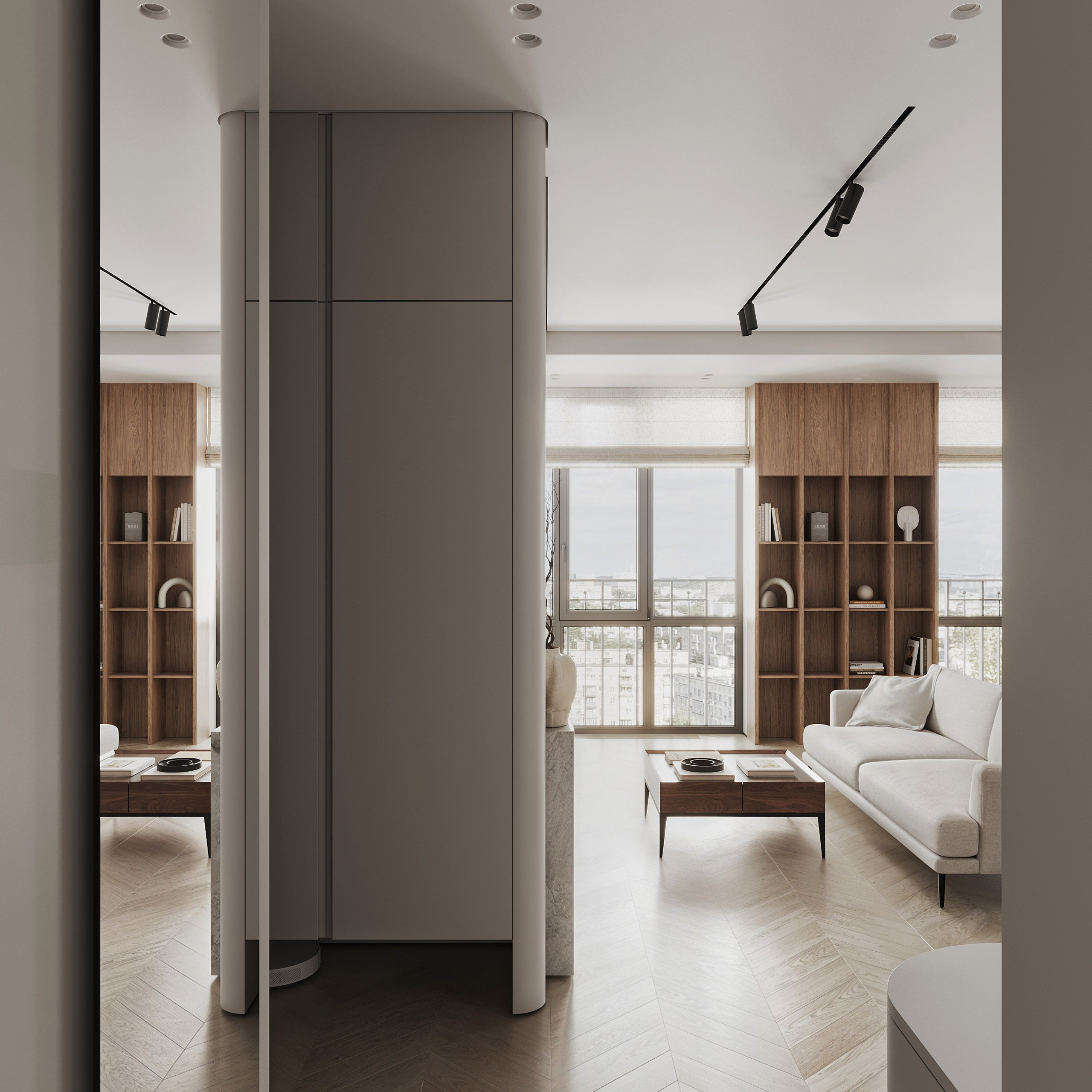 Большая семерка. Ans.render. Architectural visualisation studio