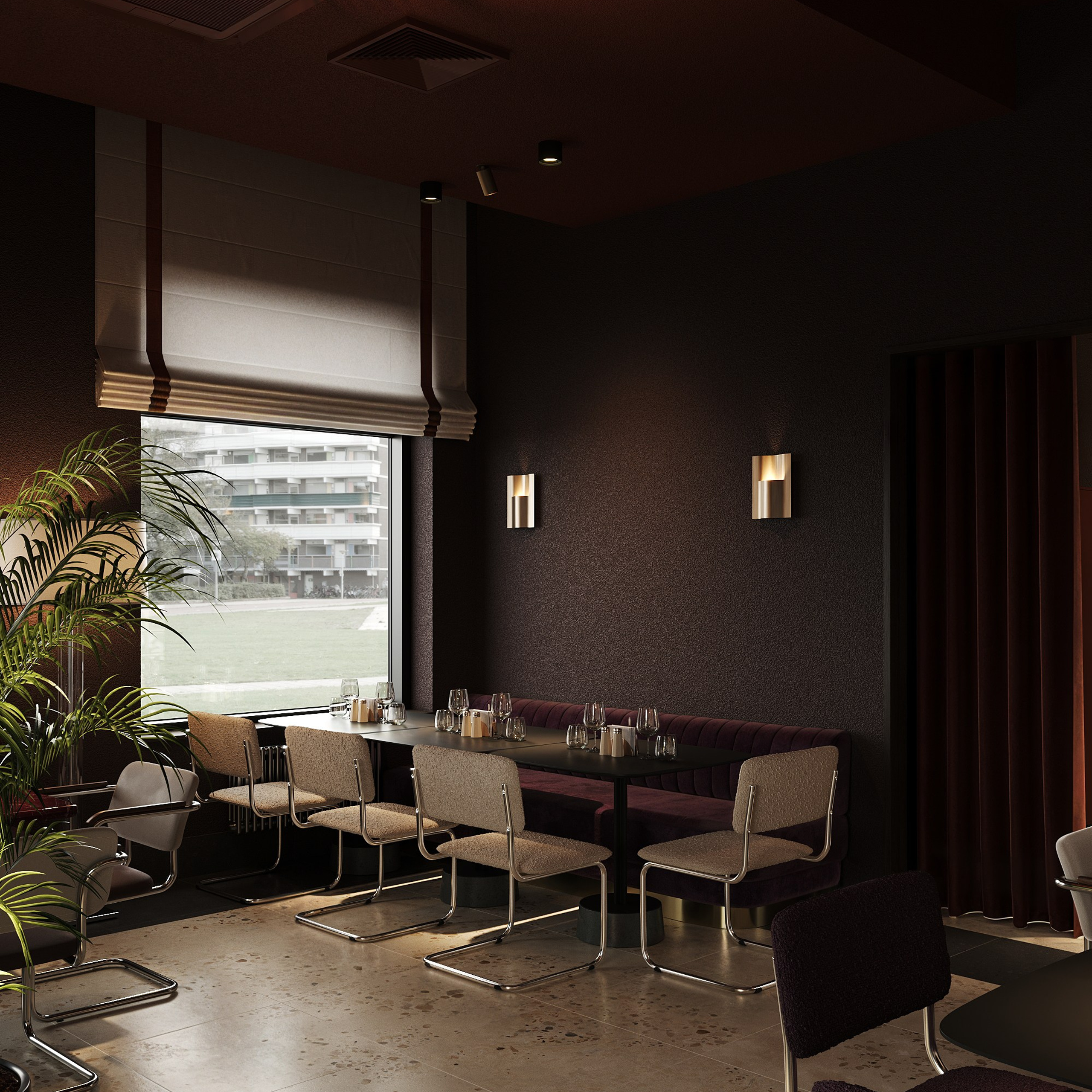 Ресторан Качуко. Ans.render. Студия архитектурной визуализации