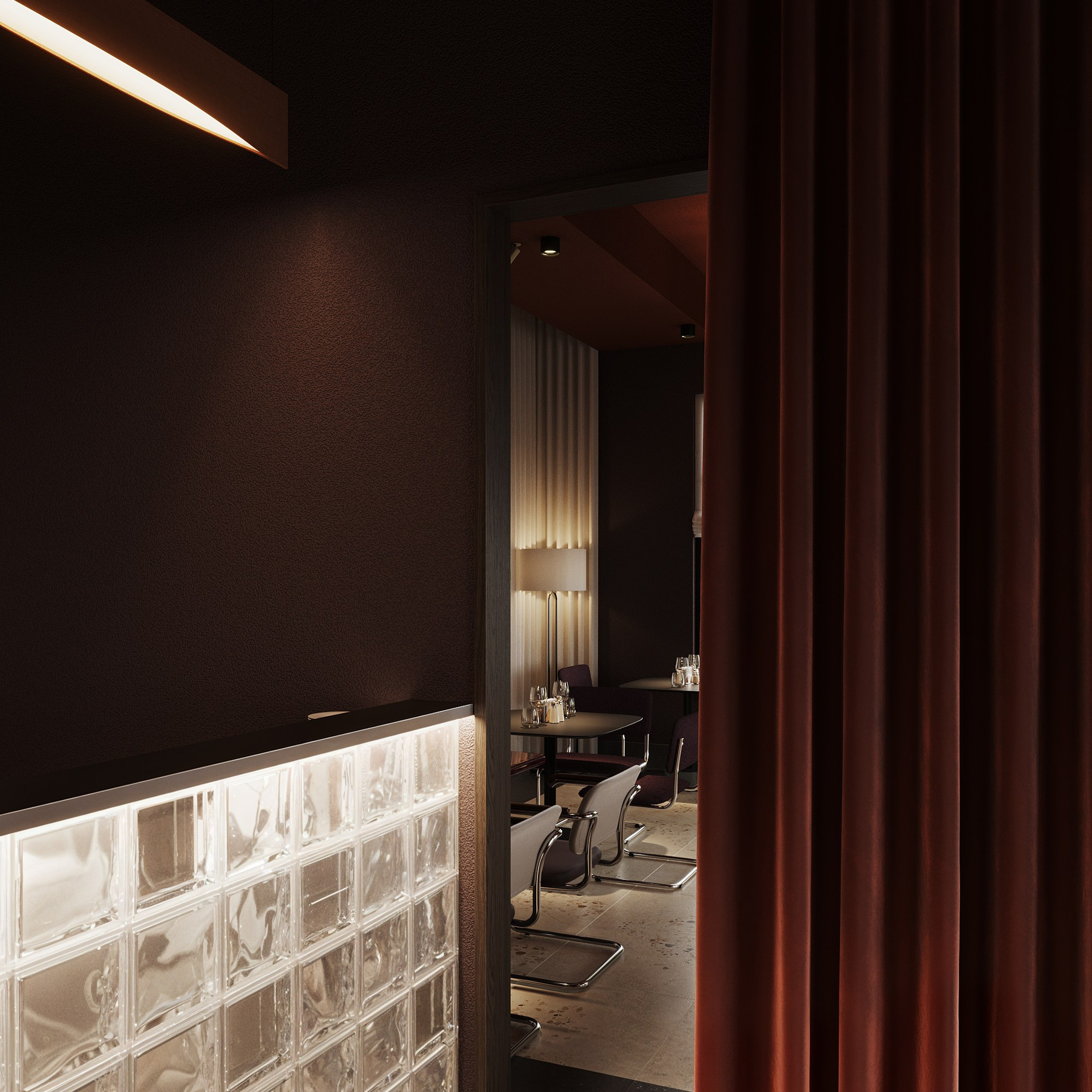 Ресторан Качуко. Ans.render. Студия архитектурной визуализации