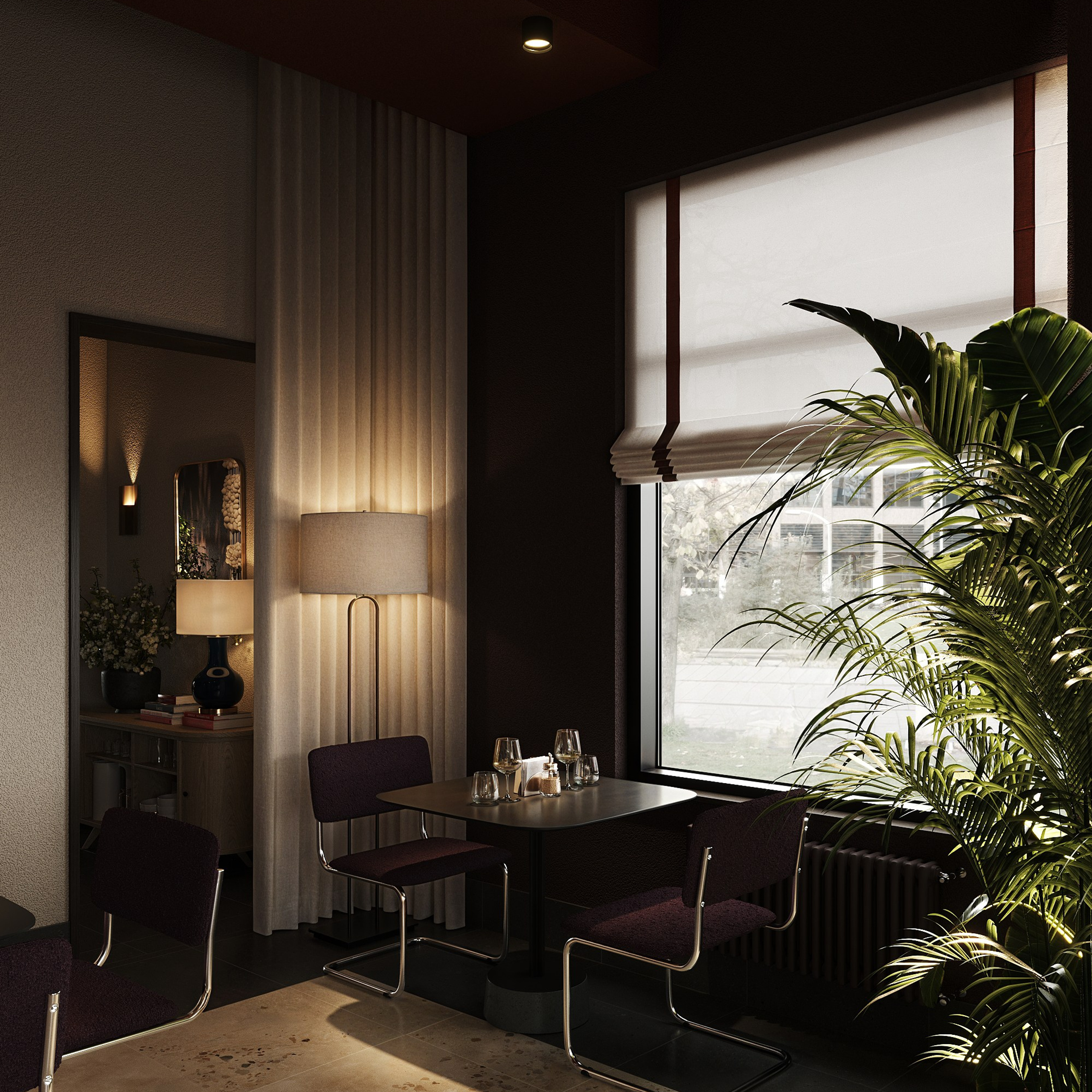 Ресторан Качуко. Ans.render. Студия архитектурной визуализации