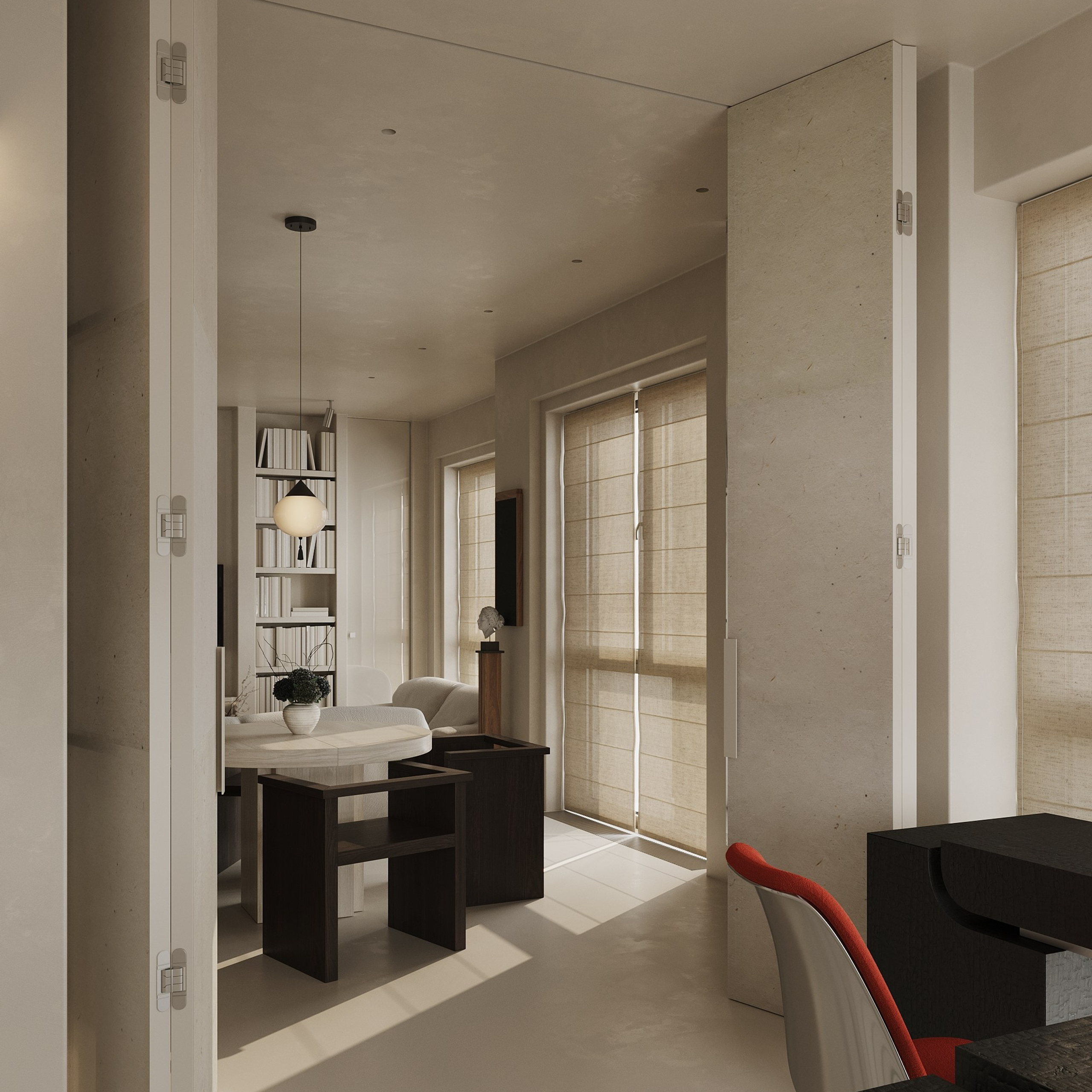 Casa Japandi. Ans.render. Студия архитектурной визуализации