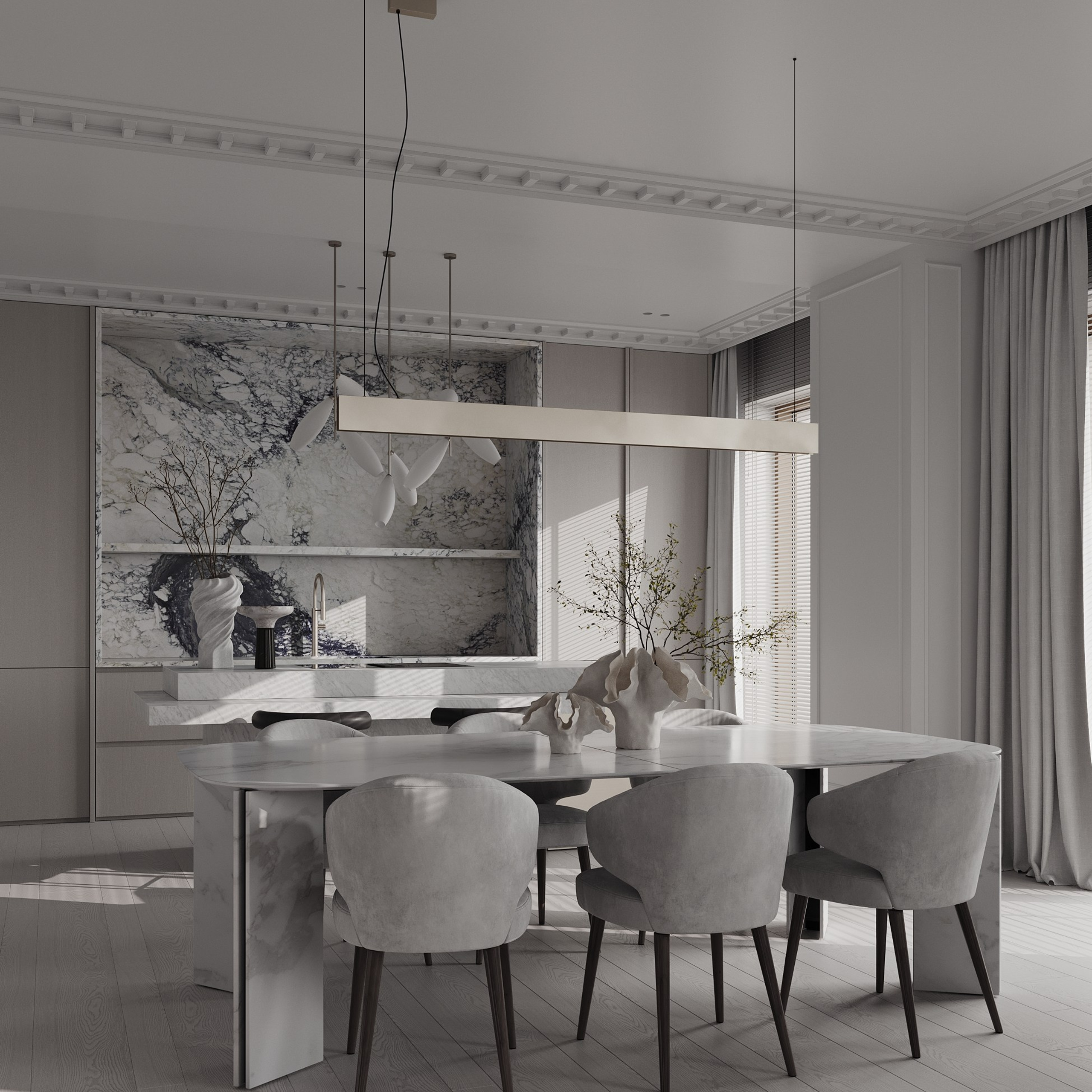 Садовые кварталы QR. Ans.render. Студия архитектурной визуализации