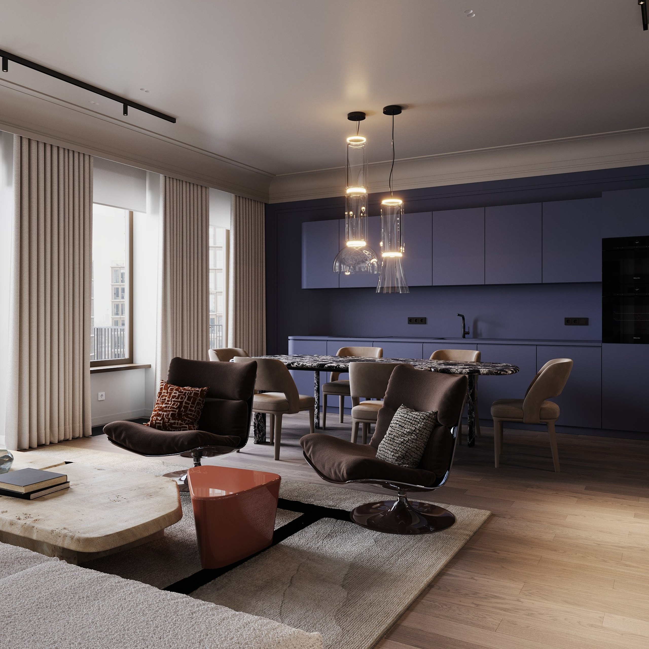 Звенигородская. Ans.render. Студия архитектурной визуализации