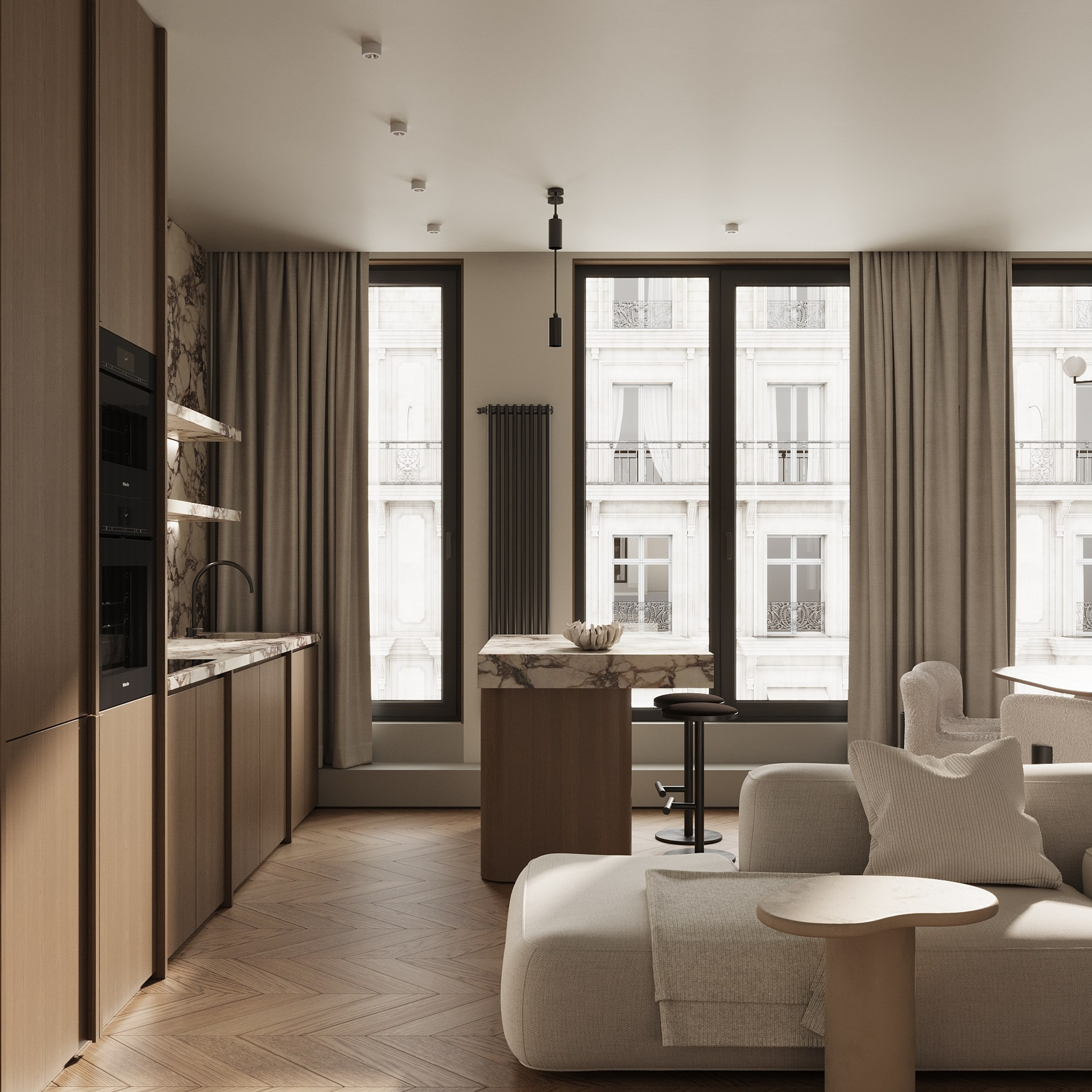 Малая Франция. Ans.render. Студия архитектурной визуализации