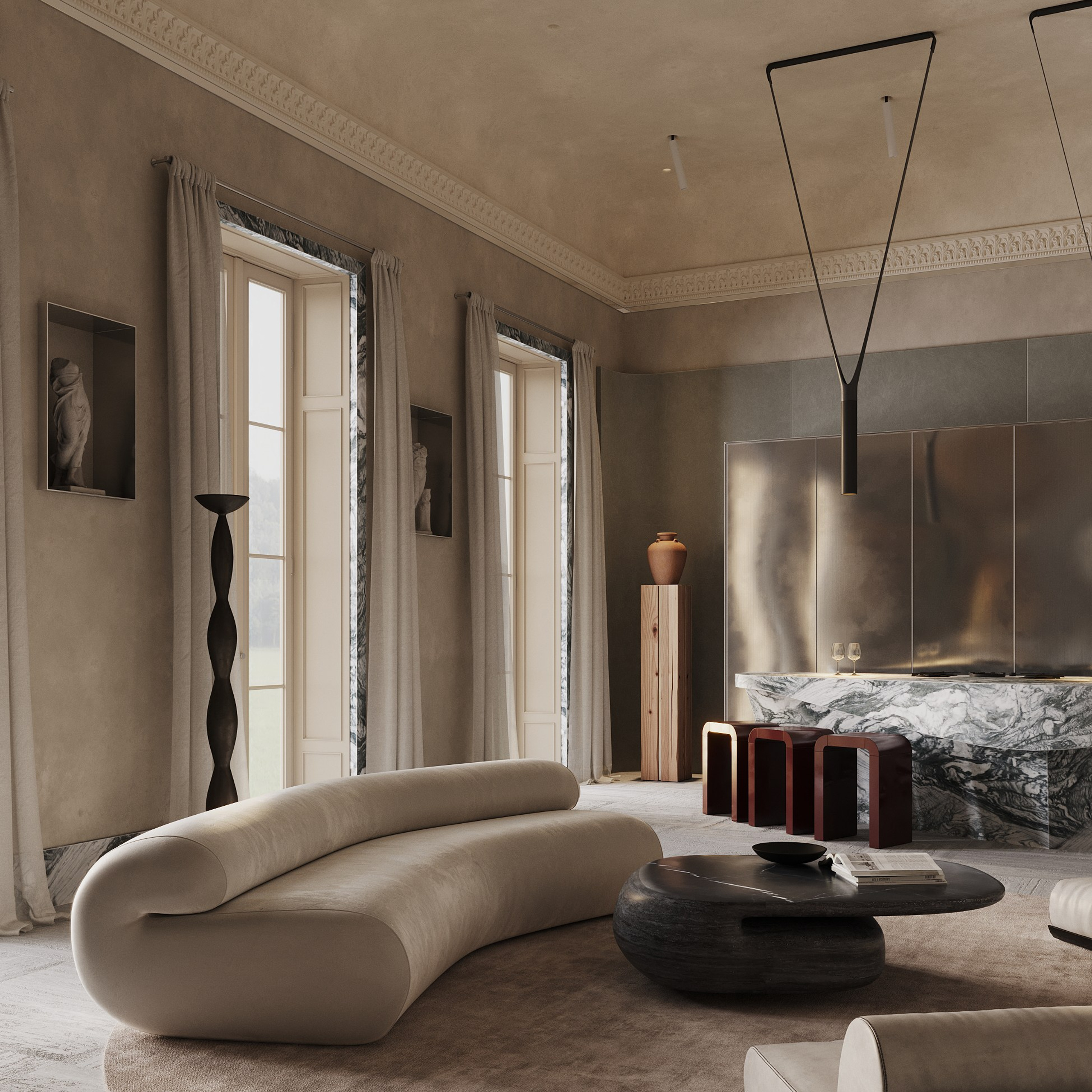 Villa Milano. Ans.render. Студия архитектурной визуализации