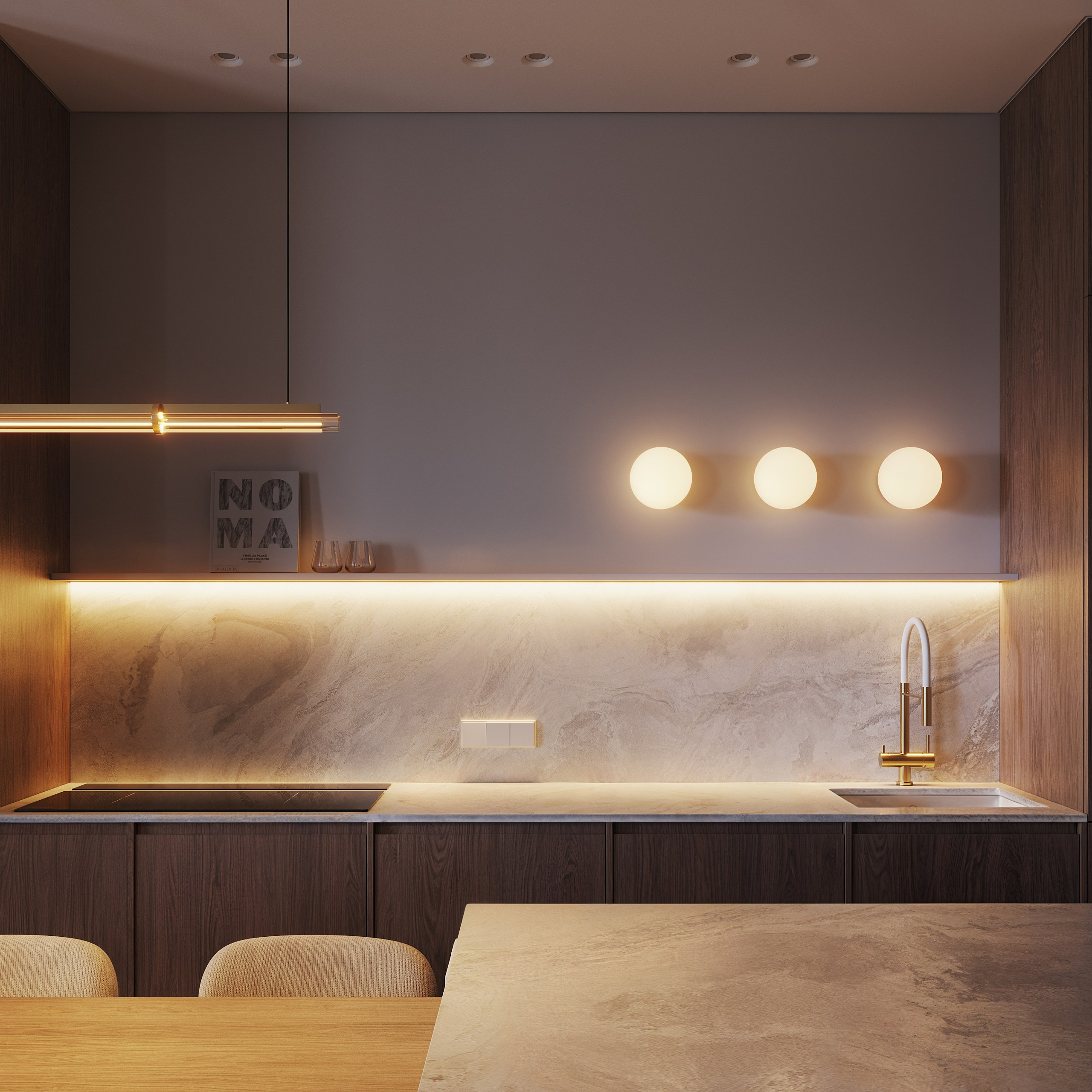 Большая семерка. Ans.render. Architectural visualisation studio