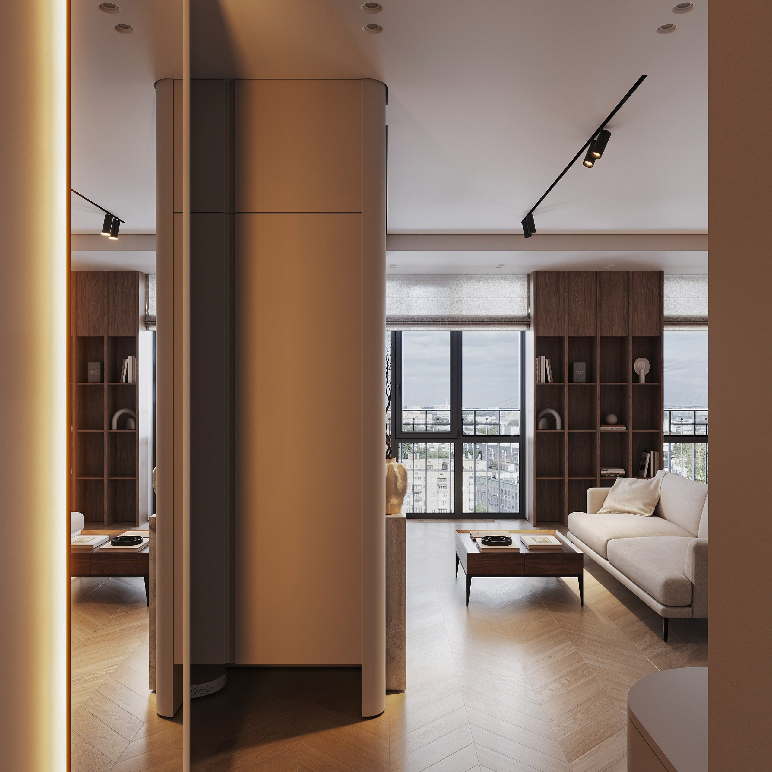 Большая семерка. Ans.render. Architectural visualisation studio