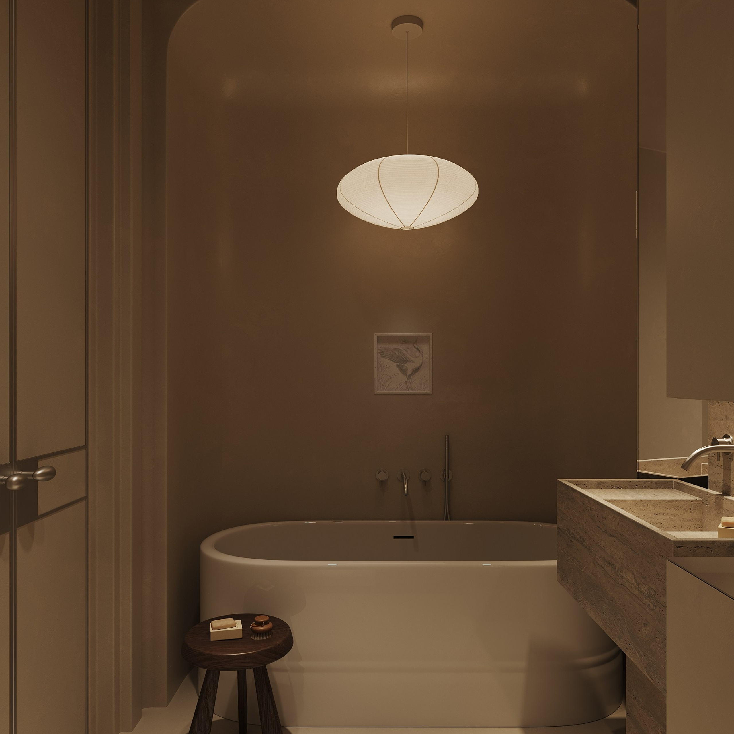 Casa Japandi. Ans.render. Студия архитектурной визуализации