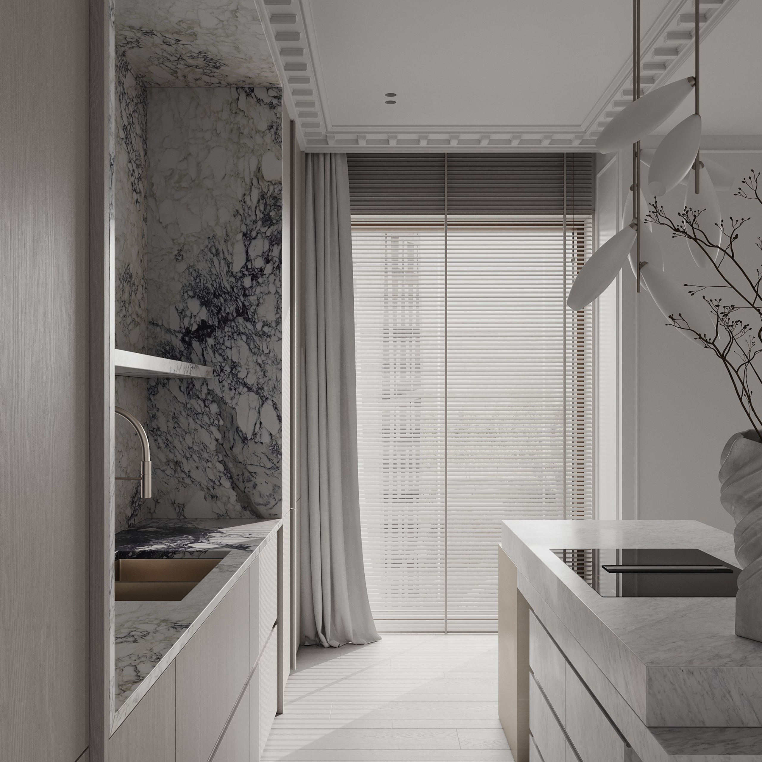 Садовые кварталы QR. Ans.render. Студия архитектурной визуализации